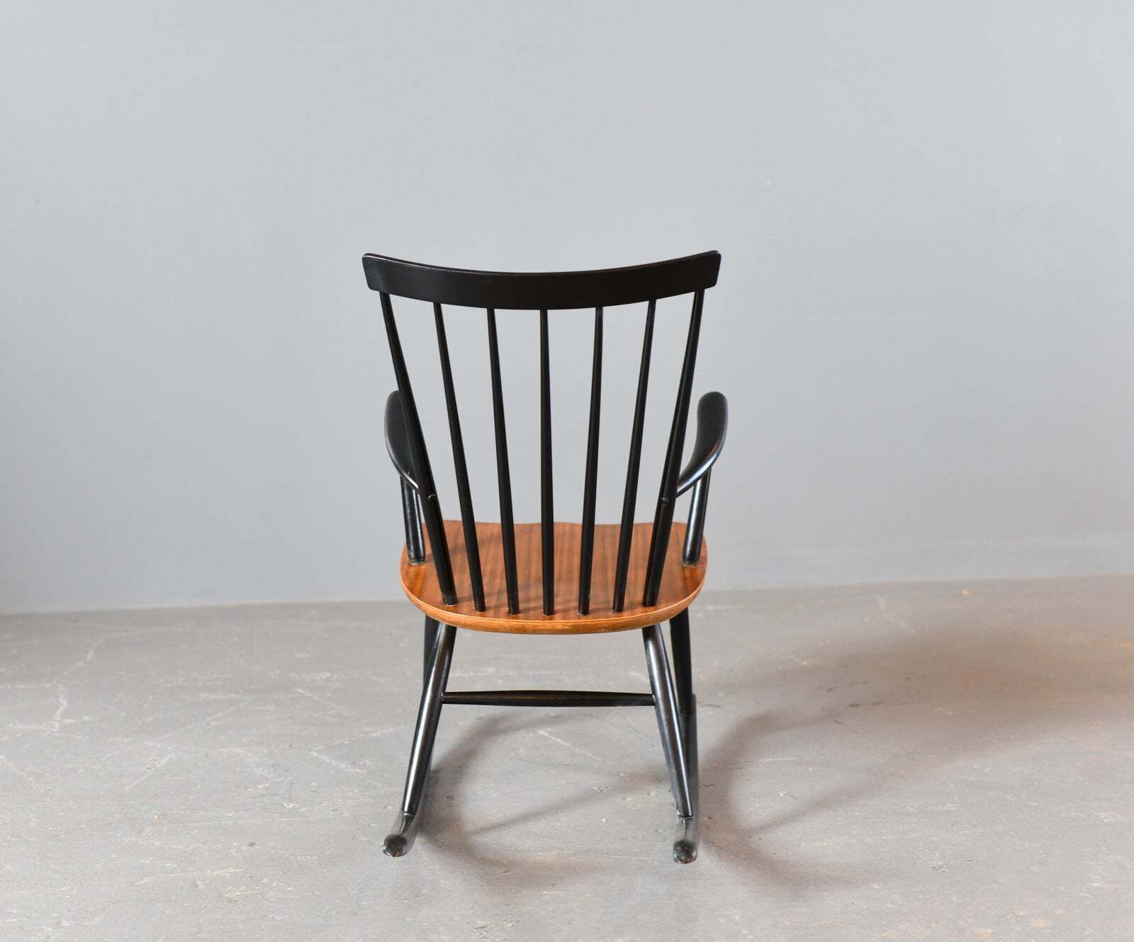 Mid Century Rocking Chair By Ilmari Tapiovaara Circa 1950s photo vinterior