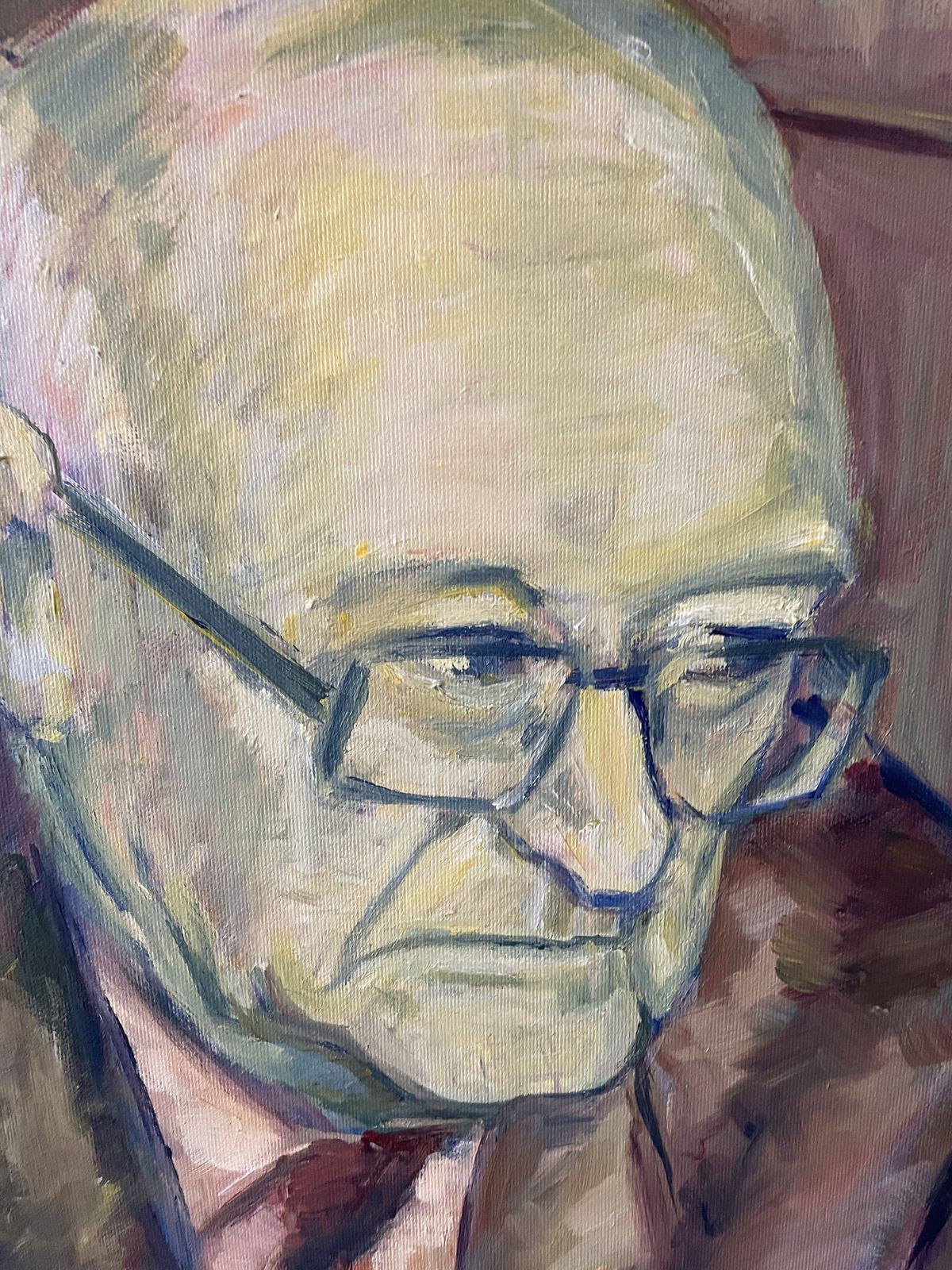 photo furniture Oil On Canvas Framed Signed Portrait Gentleman 90cm By 70cm