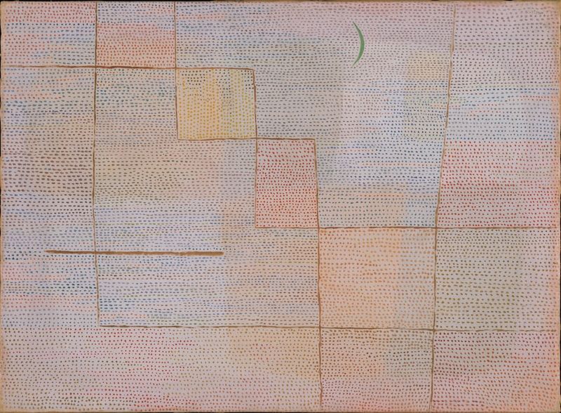 Paul Klee 'Clarification' Archival Pigment Print Framed In Black photo furniture