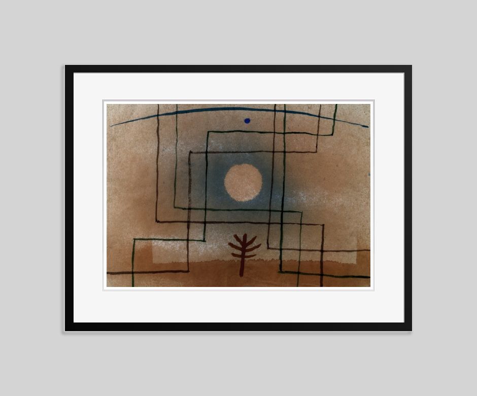Paul Klee 'Plant According To Rules' Archival Pigment Print Framed In Black