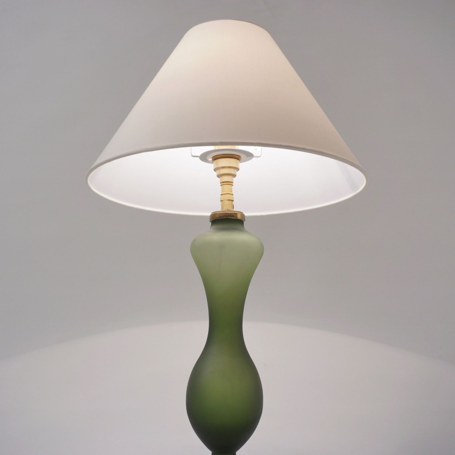 photo buy Art Nouveau Baccarat Satin Glass & Ormolu Table Lamp, 1890`s Ca, French   Rewired