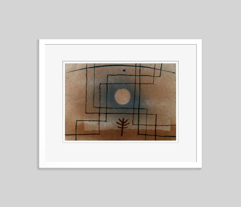 Paul Klee 'Plant According To Rules' Archival Pigment Print Framed In White