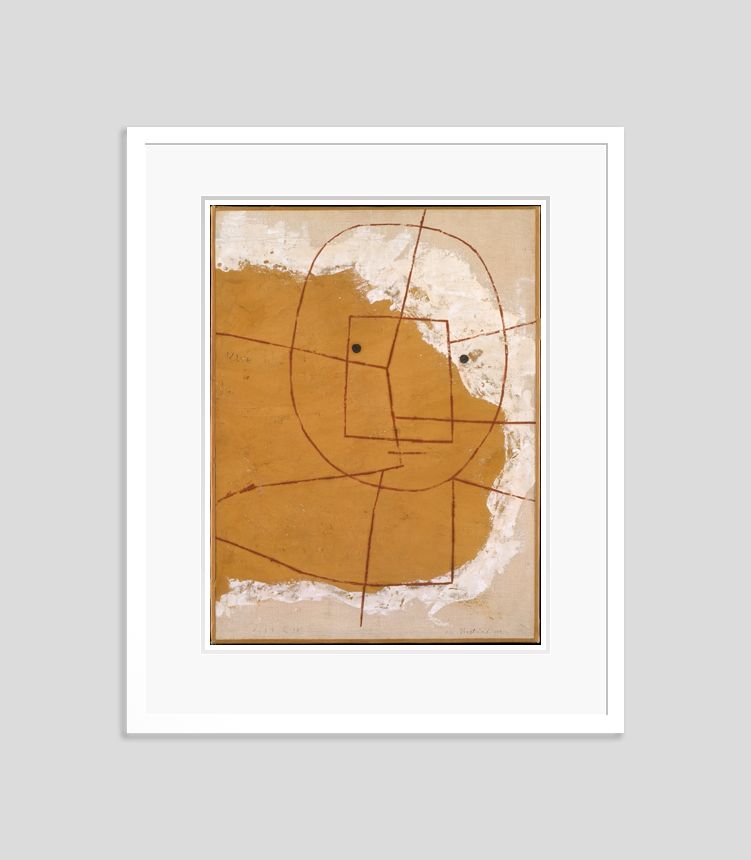 Paul Klee 'One Who Understands' Archival Pigment Print Framed In White