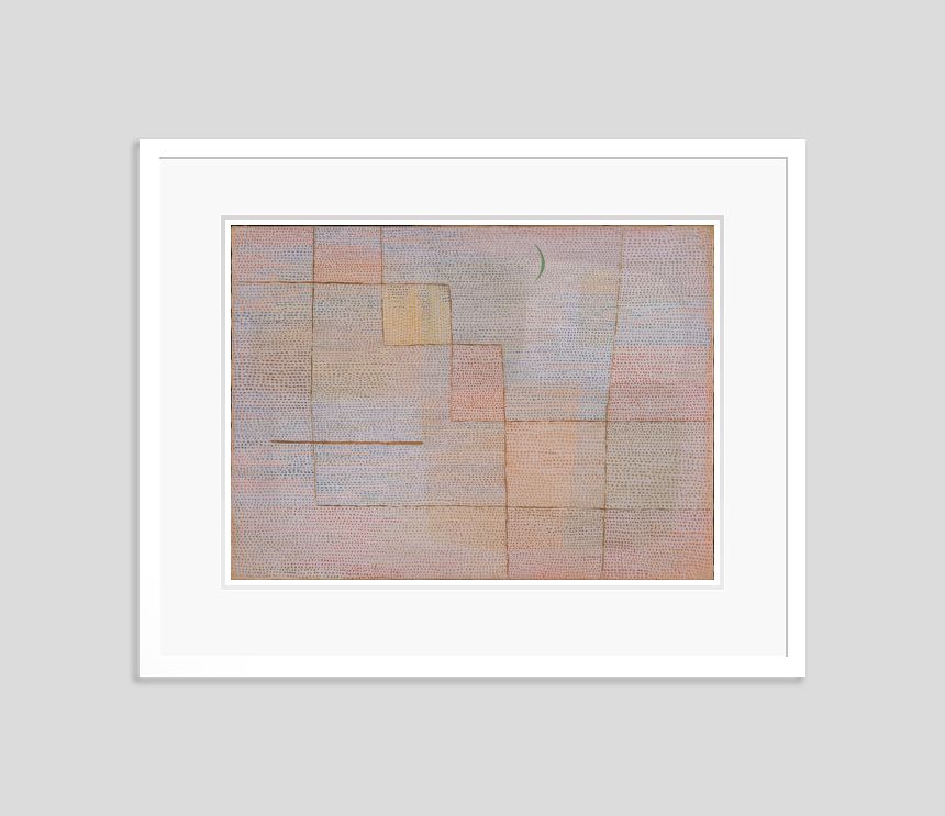 Paul Klee 'Clarification' Archival Pigment Print Framed In White