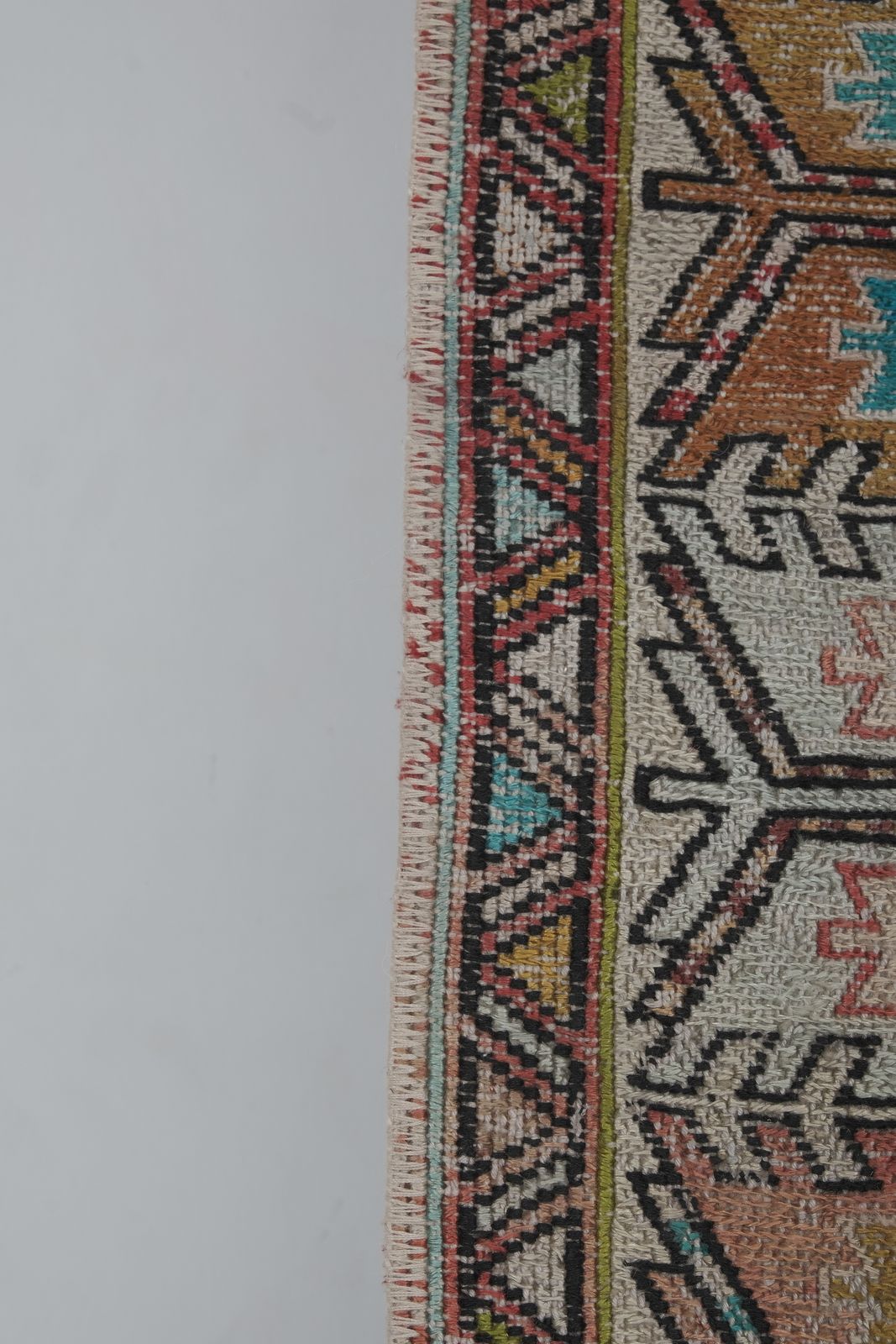 1960s Distressed Turkish Animal Soumac Rug 3'10'' X 6'7'' photo buy