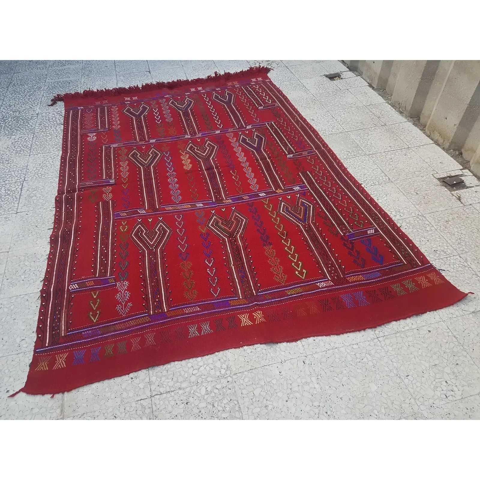Turkish Karapinar Kilim With Venetian Renaissance Style 5'8" X 8'2" photo buy