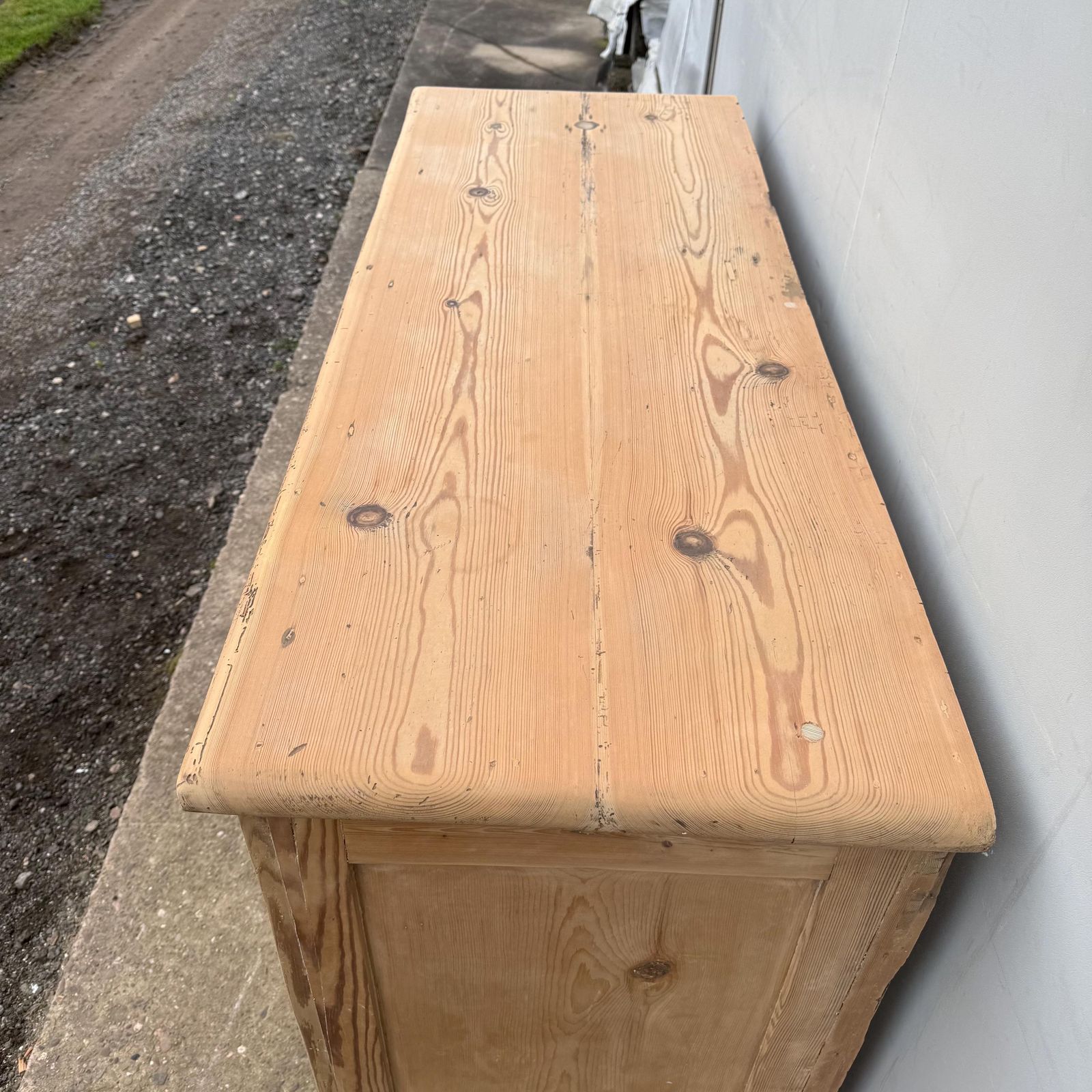 Dresser Base Cupboard, Drawers, Storage, Victorian Pine photo buy