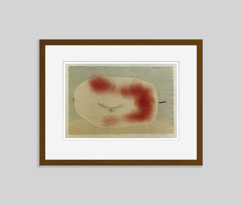 Paul Klee 'Suffering Fruit' Archival Pigment Print Framed In Brown