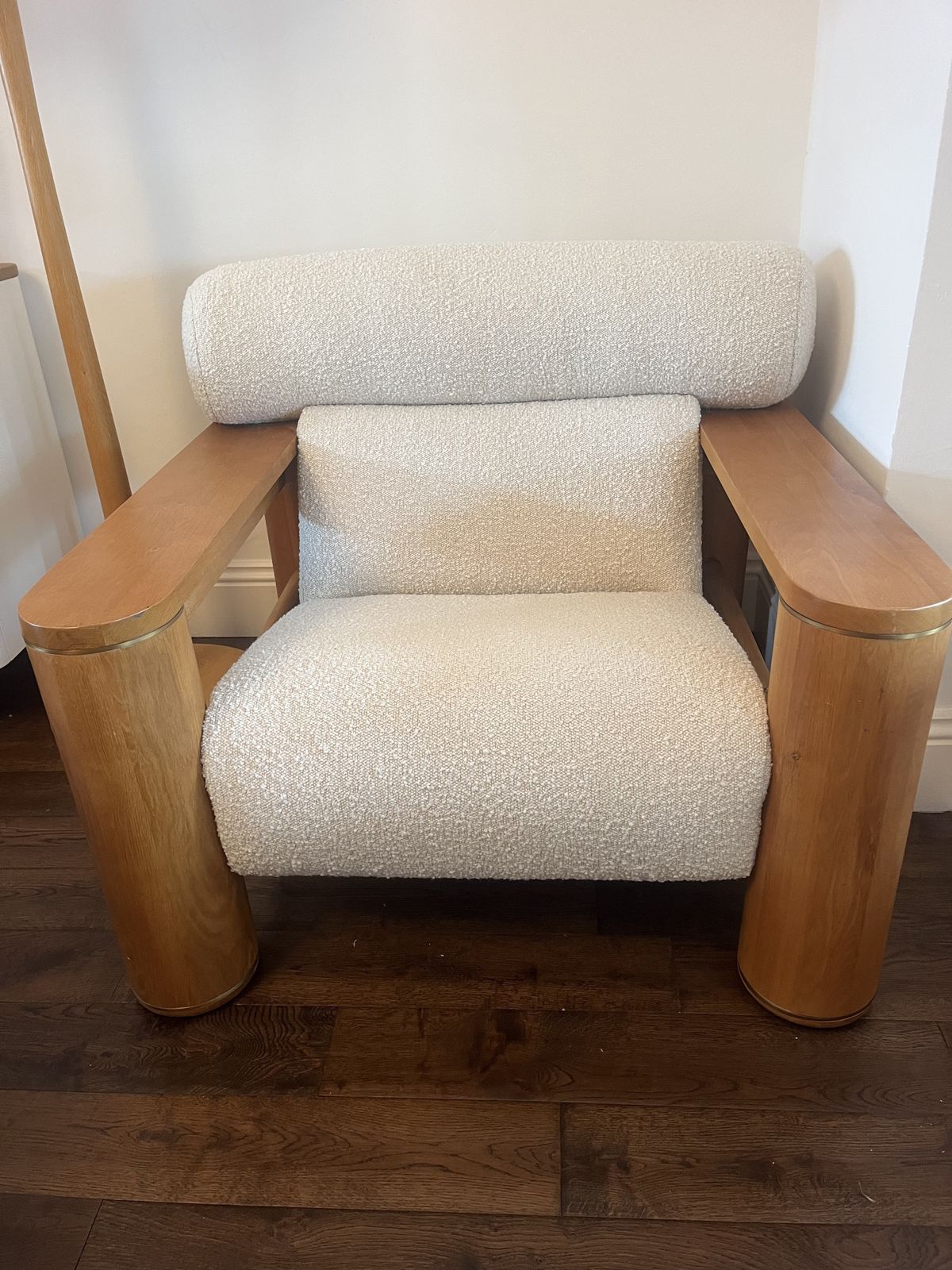 Soho Home Dillon Boucle Armchair Cream