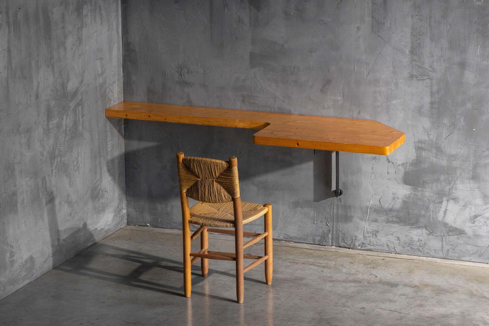Wall Mounted Console Table By Charlotte Perriand, France, 1950s photo for sale