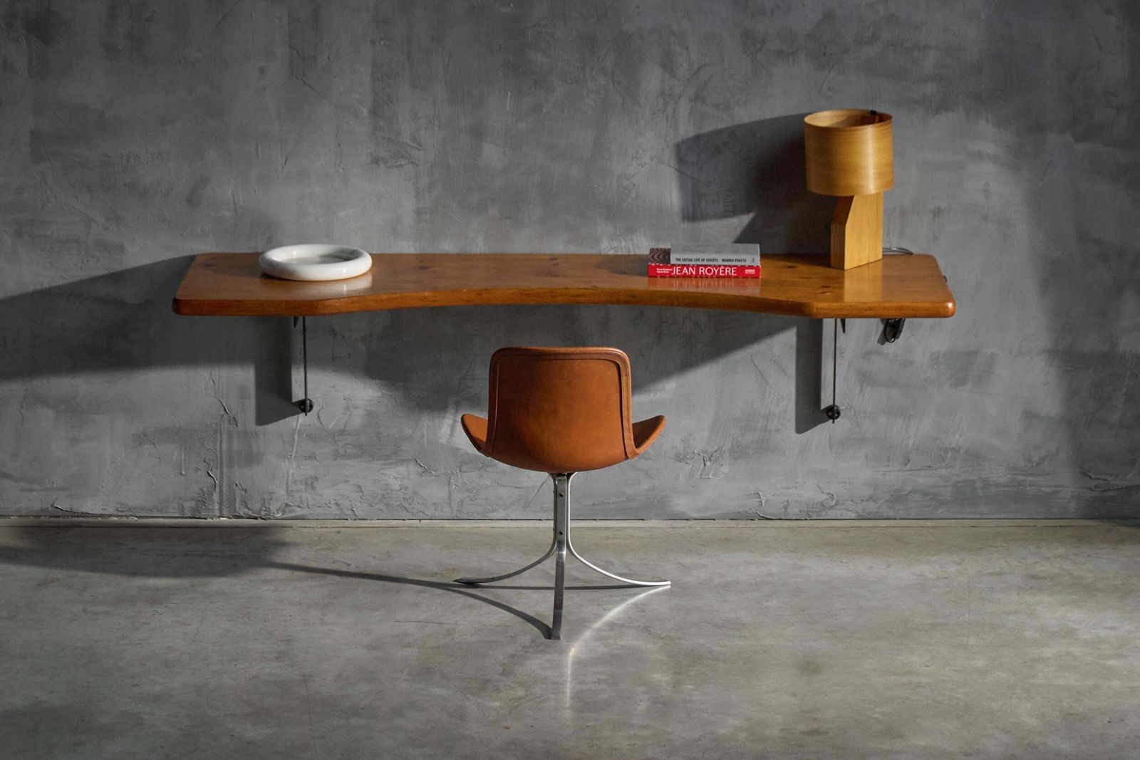 Wall Mounted Desk By Charlotte Perriand, France, 1950s photo furniture