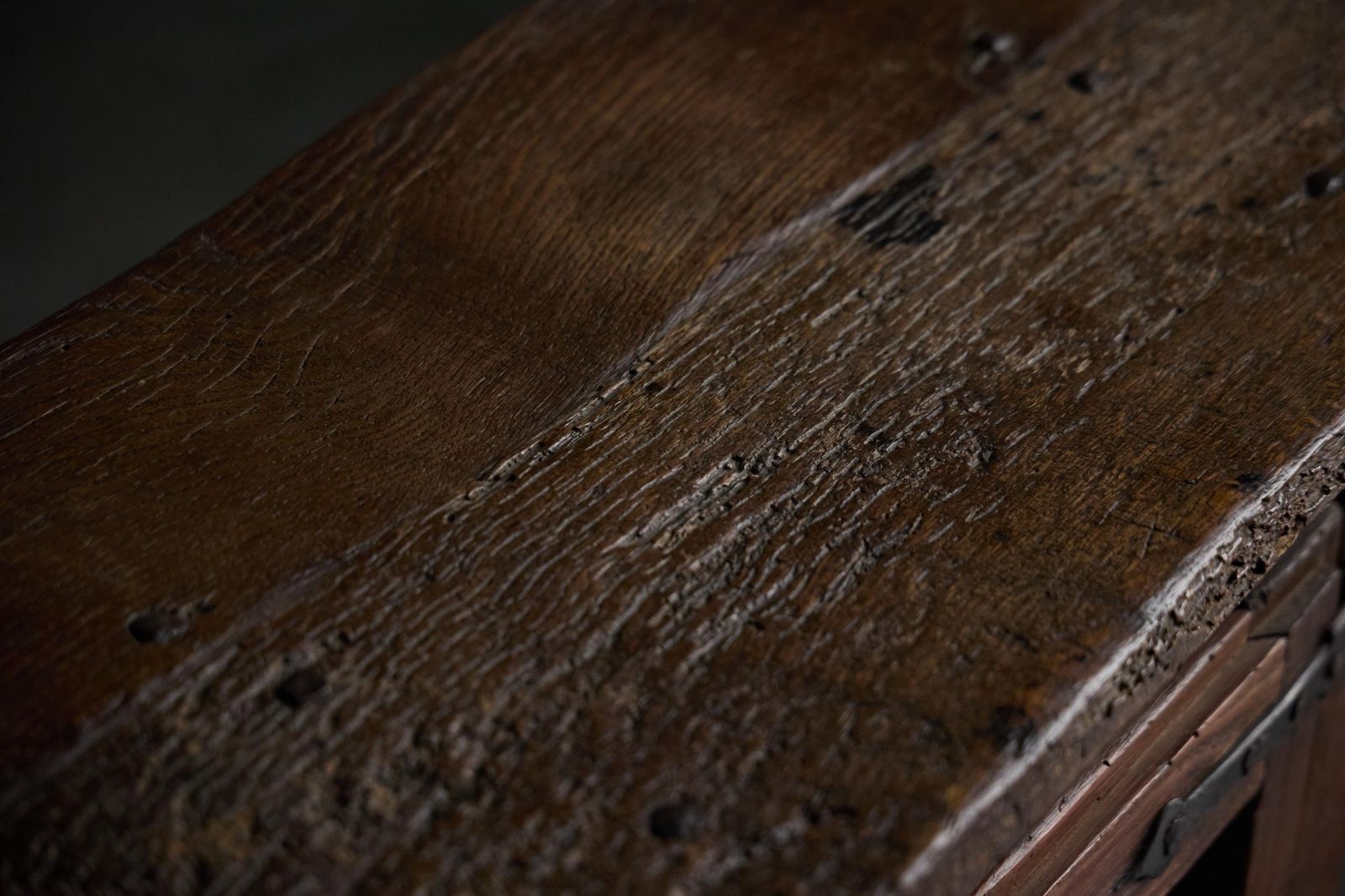 Antique Rustic Oak Cabinet, France, 19th Century photo for sale