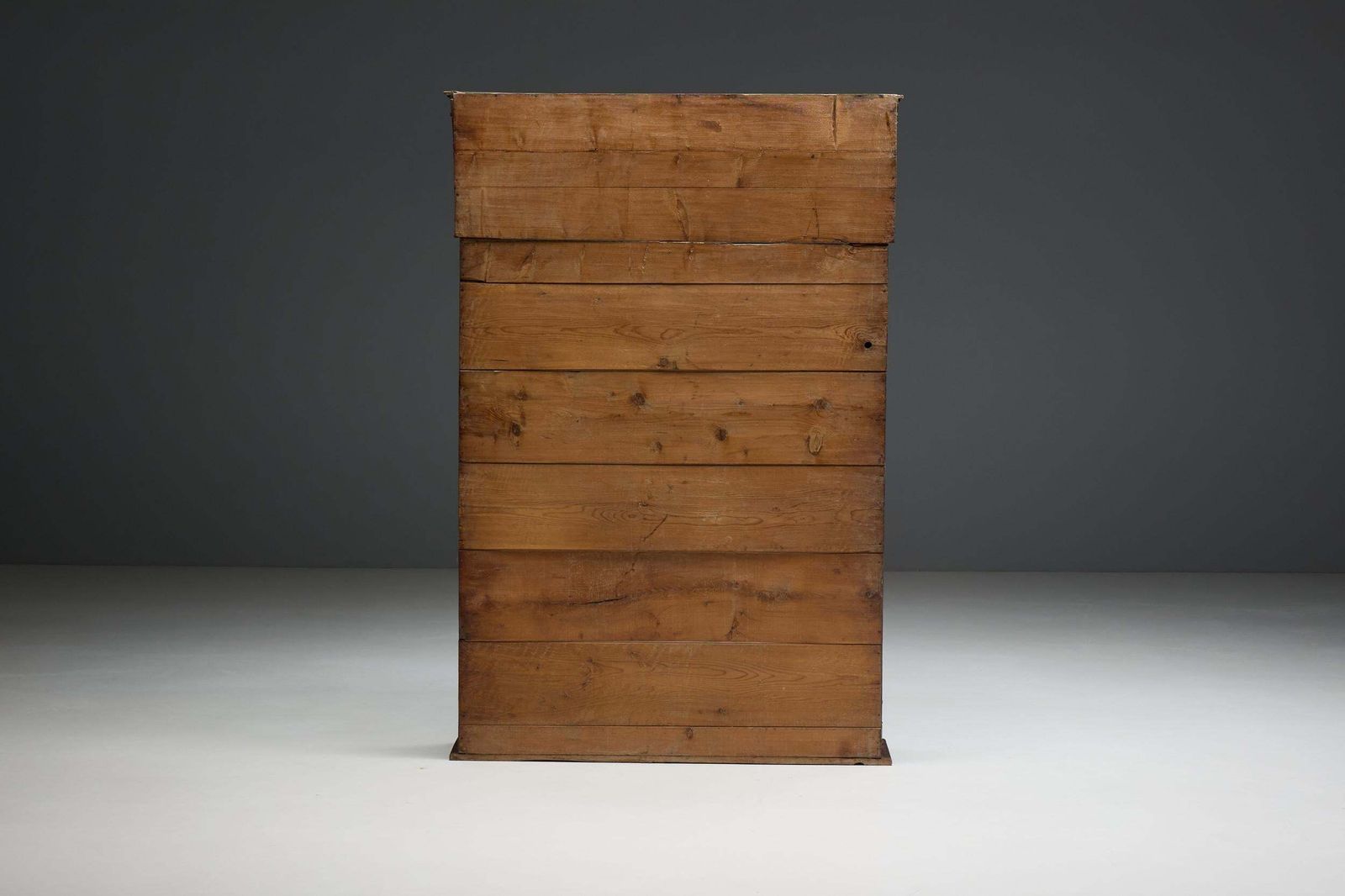 photo furniture Antique Expressive Carved Bookcase, France, 19th Century
