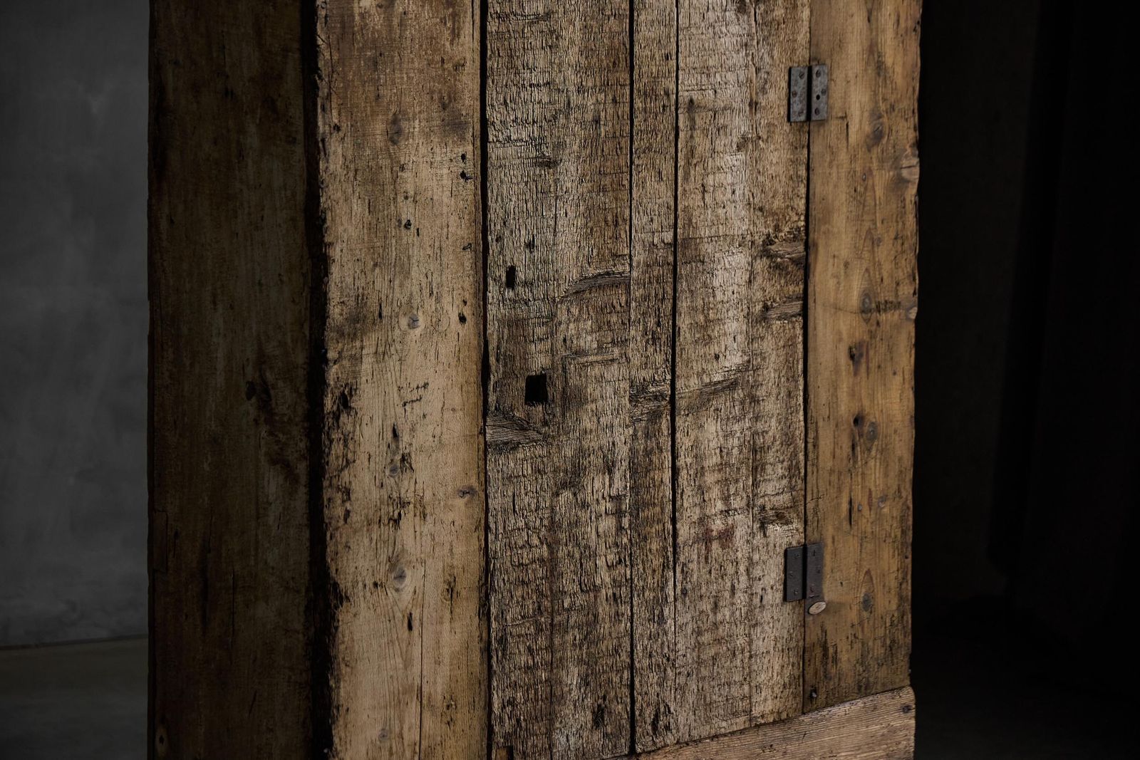 Rustic Art Populaire Cabinet, France, 19th Century photo for sale