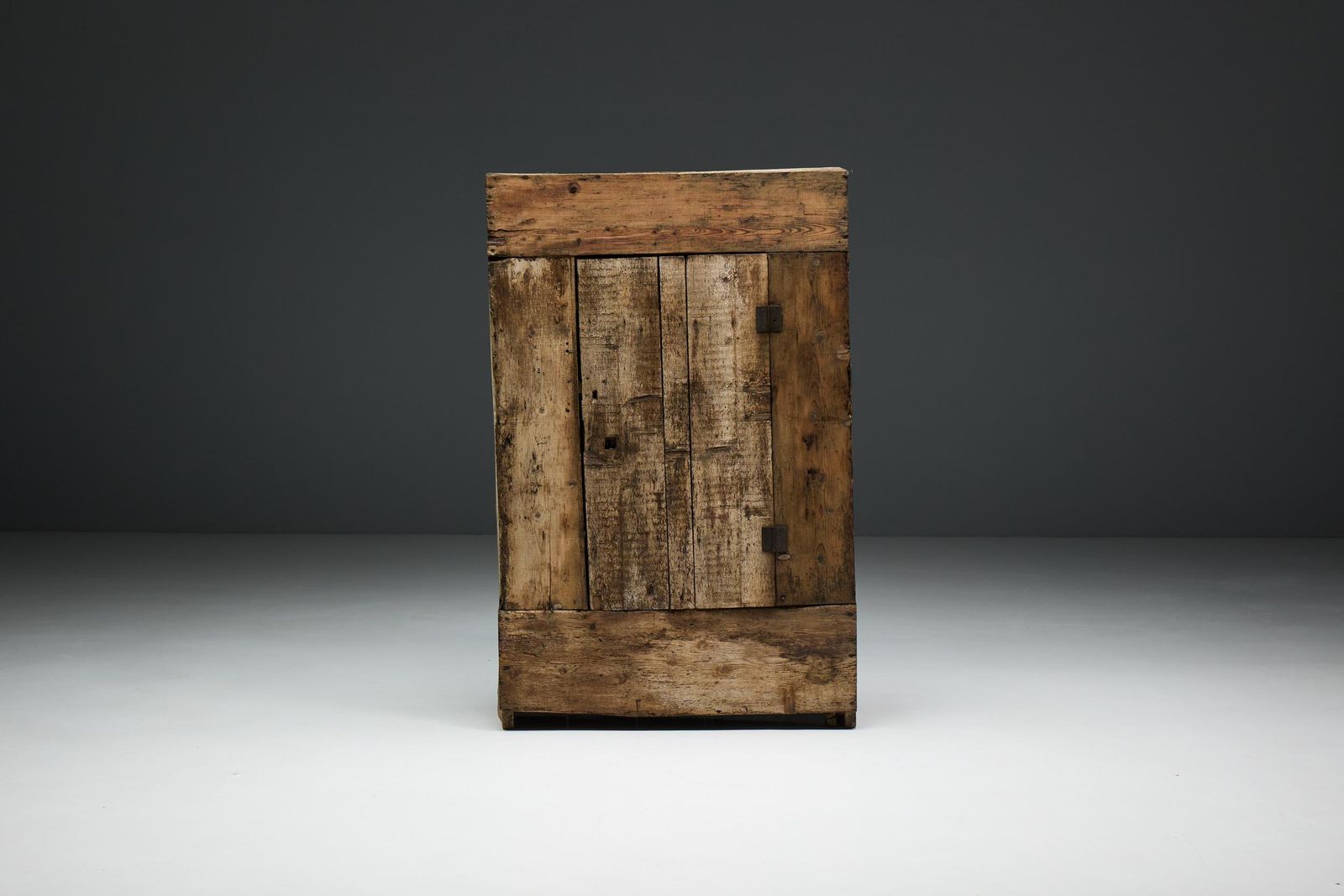 photo for sale Rustic Art Populaire Cabinet, France, 19th Century