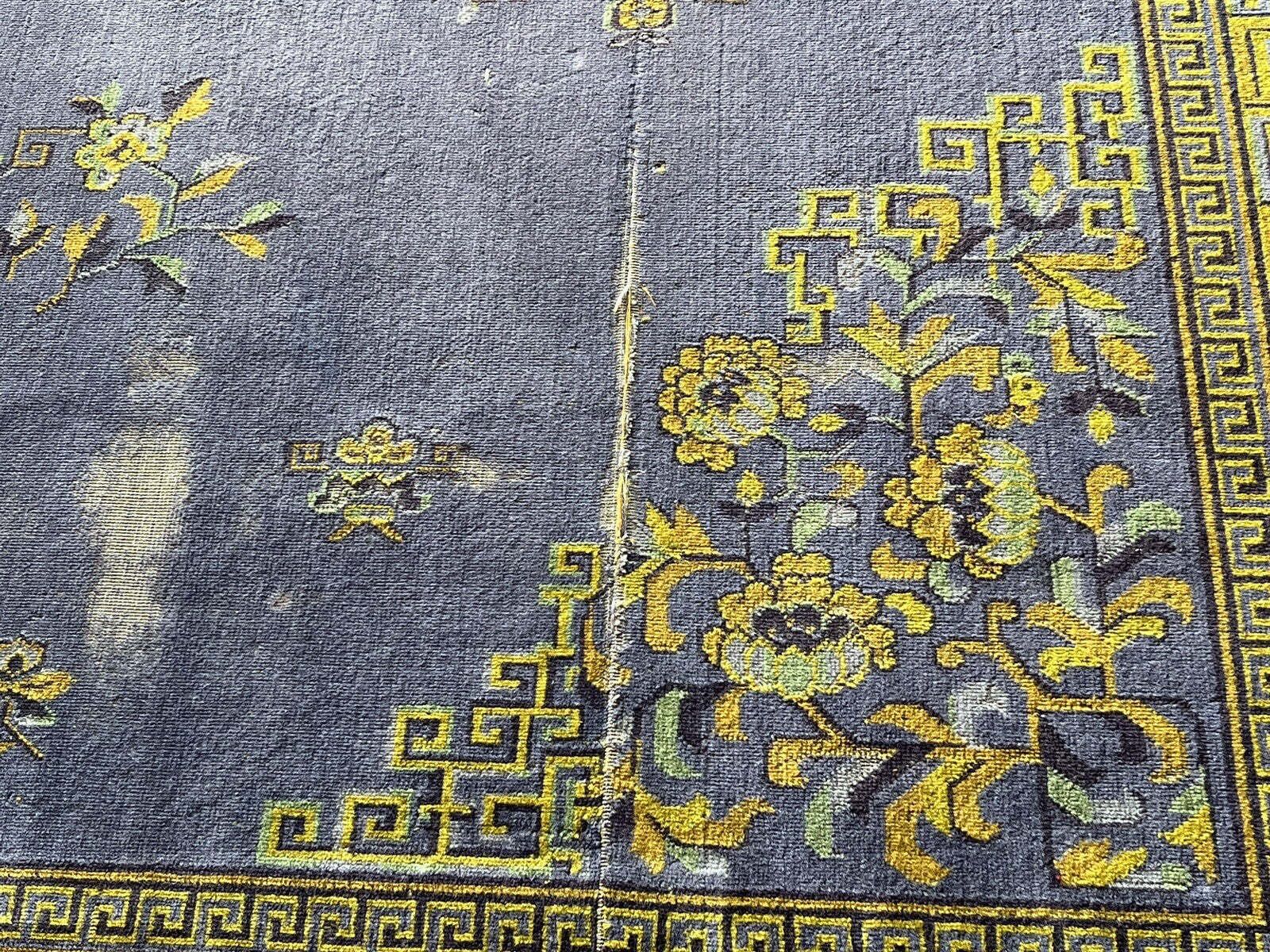 Edwardian Country House Carpet / Rug 271 X 203 Cms. Worn Condition. photo vinterior