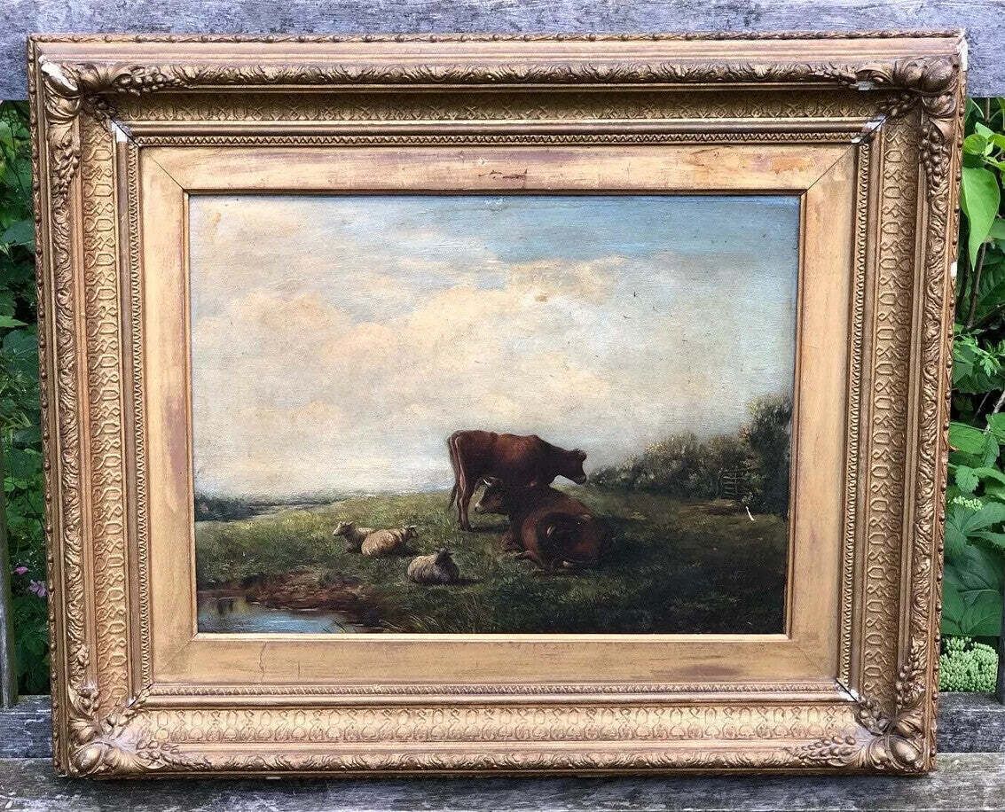 Oil Painting By James Lees Bilbie Ra 18601945 Of Nottingham.