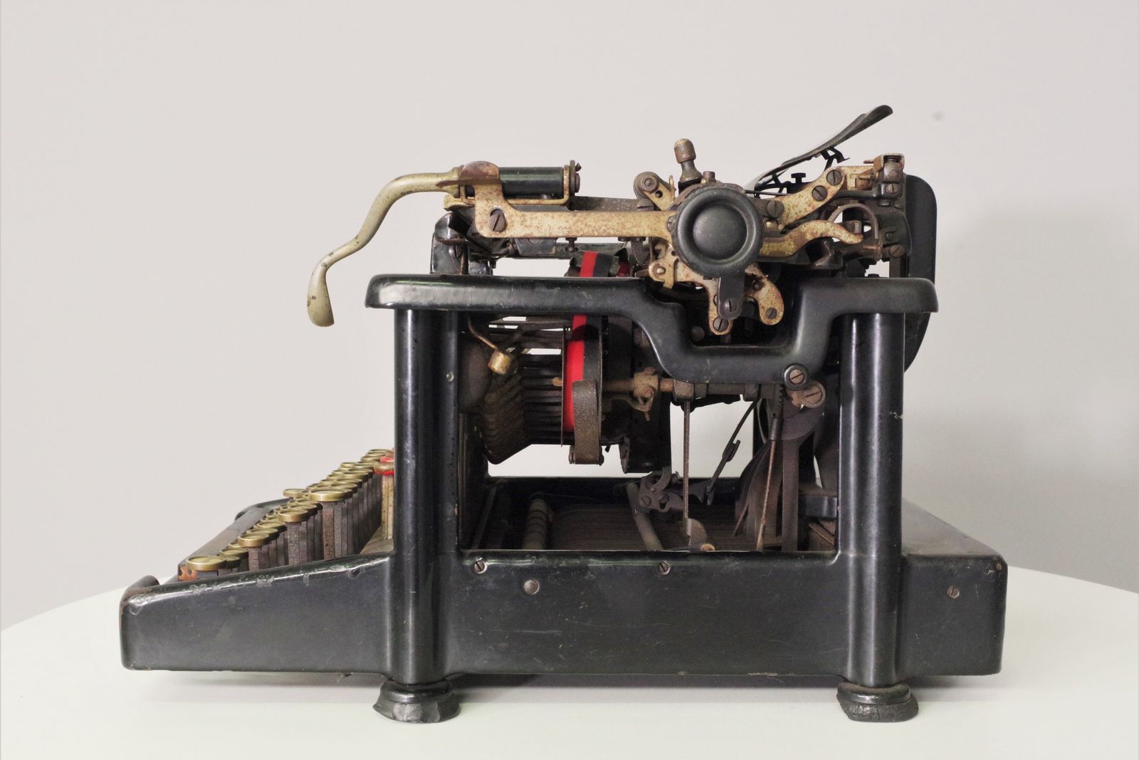 Macchina Da Scrivere In Metallo Remington, 1909 photo vintage