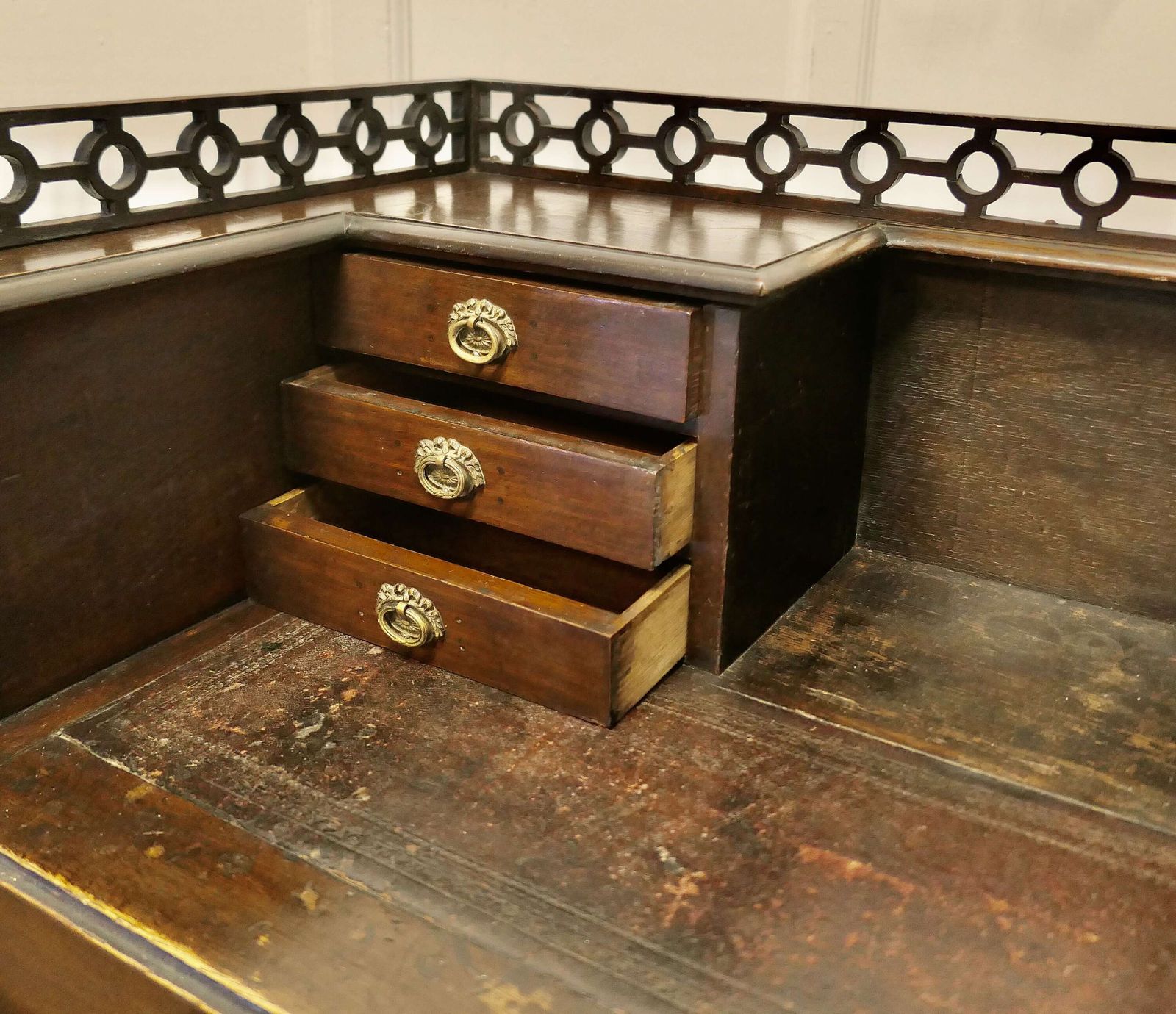 Chinese Chippendale Reception House Desk photo for sale