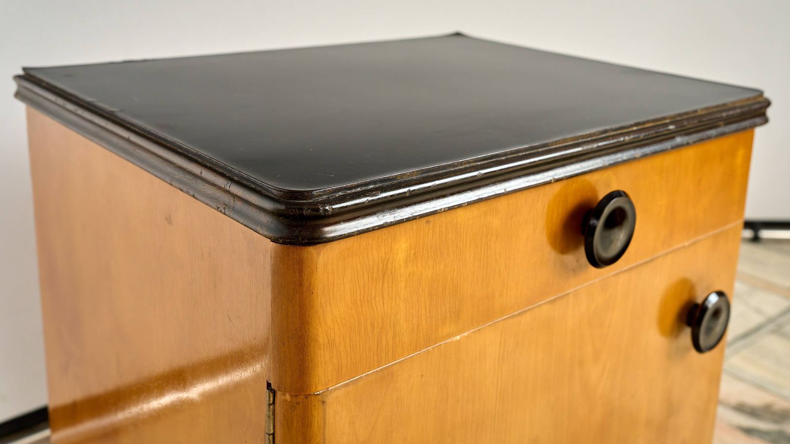 Mid Century Nightstand By Jindrich Halabala For Up Zavody photo vintage