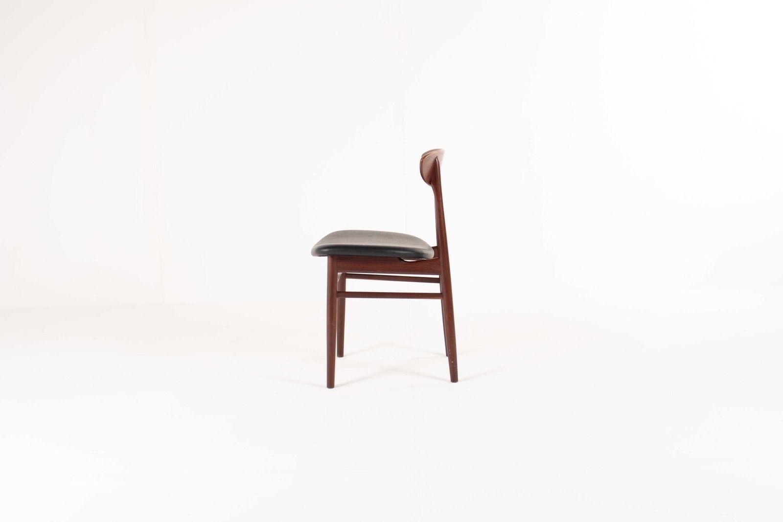 photo for sale Set Of 4 Vintage Danish Teak Dining Chairs, Mid Century Modern Design, 1960s