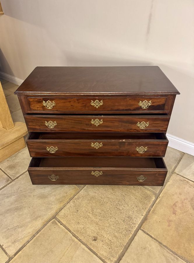 Excellent Quality Antique George III Mahogany Gentleman's Chest photo vintage