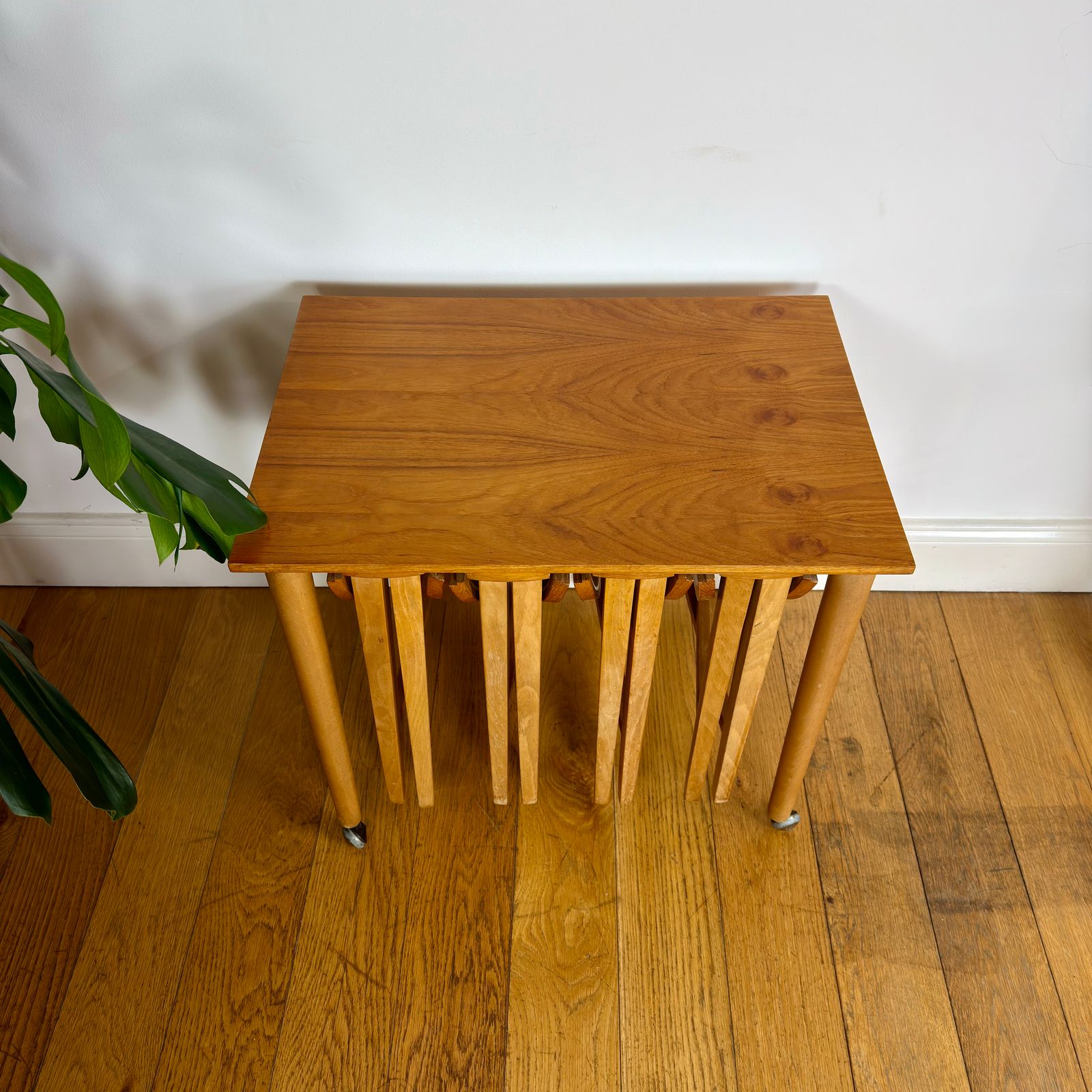 Mid Century Danish Teak Nest Of Tables By Poul Hundevad photo for sale