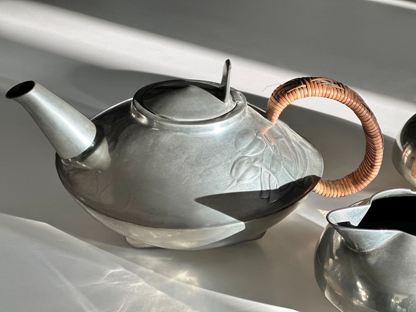 Archibald Knox Tudric Tea Set For Liberty Of London Circa 1904 photo 520.0