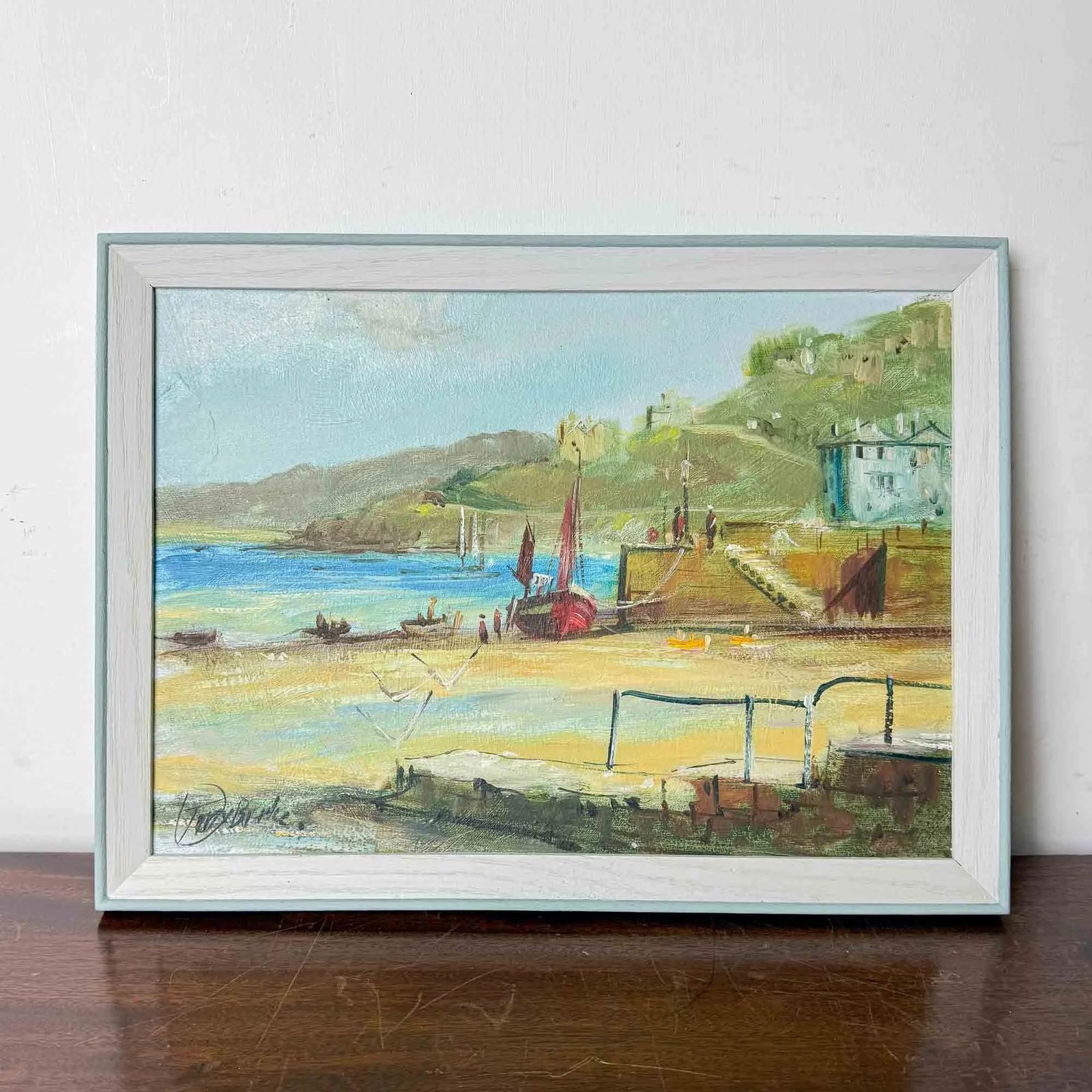 'West Quay' Oil Painting By Terry Burke