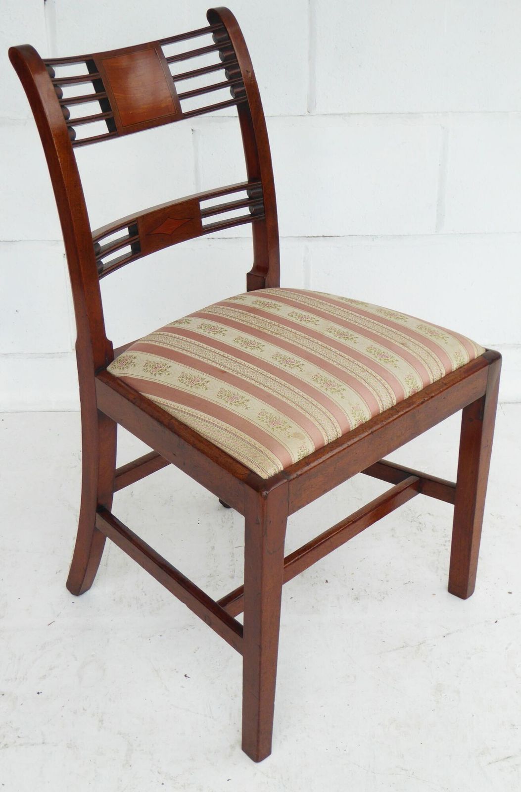 Set Of 8 George III Mahogany Dining Chairs photo for sale