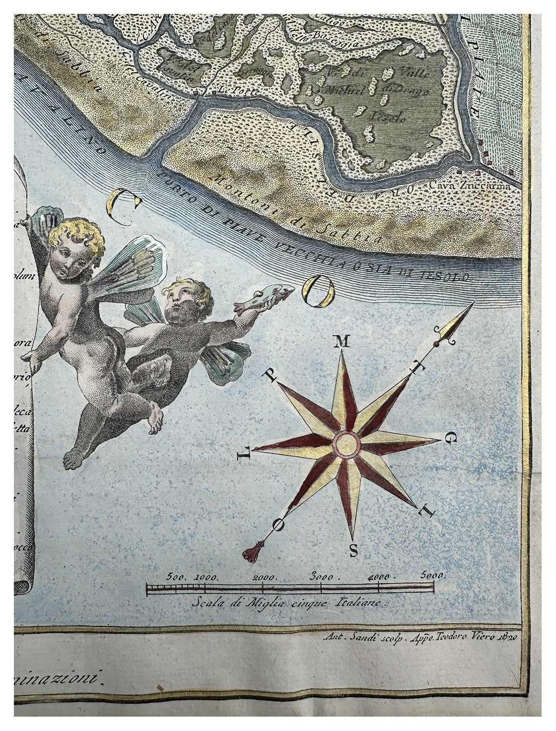 Antonio Sandi, The Venetian Lagoon: Ancient And Modern – 18th Century photo 1041.0