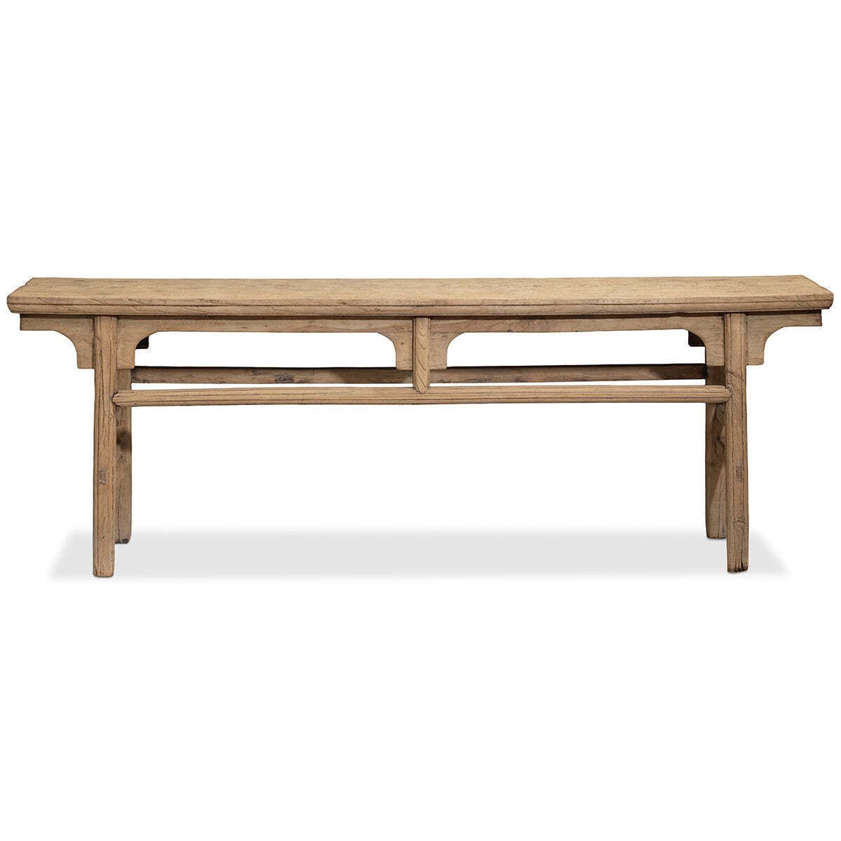 Natural Elm Altar Table, 1800s photo furniture