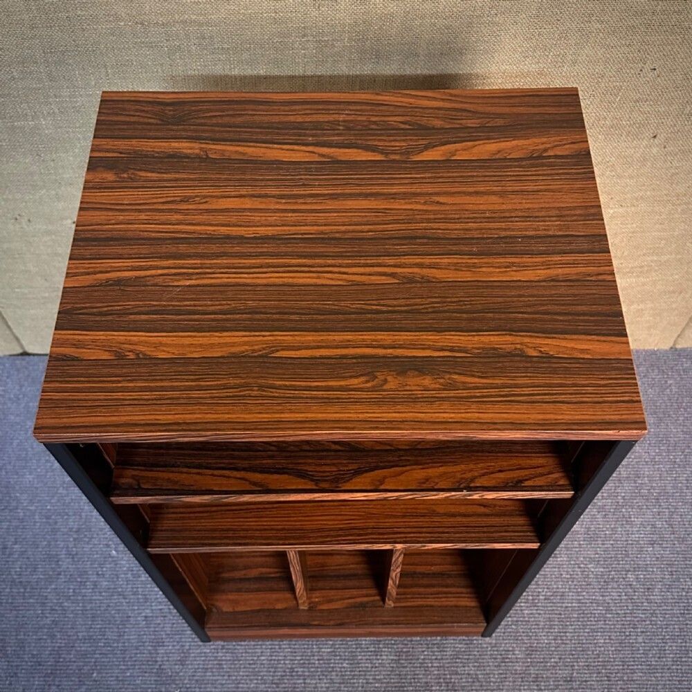 Vintage Mid Century Slender Rosewood Effect Record Player Media Cabinet photo 234.0