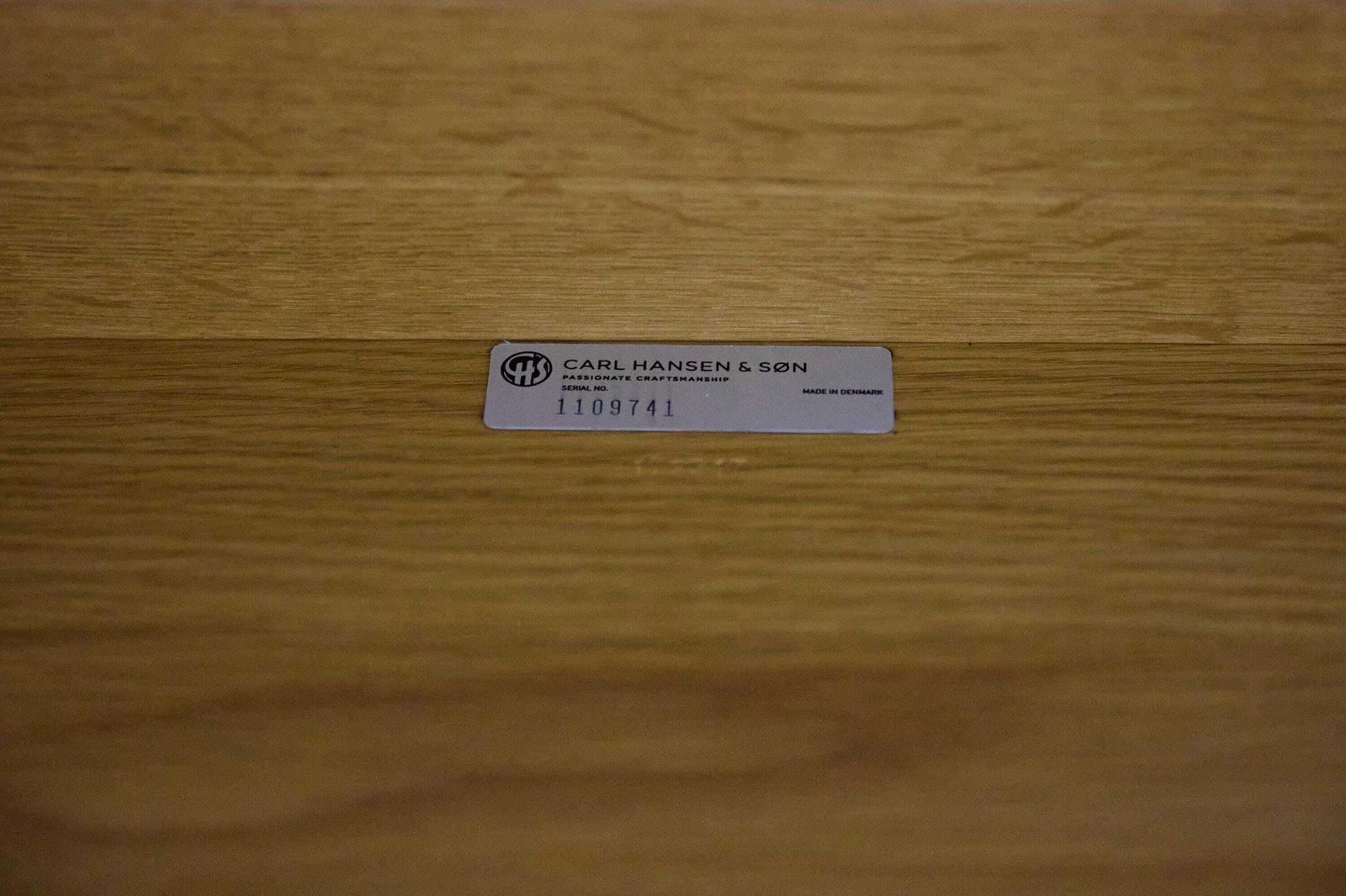 photo vintage Børge Mogensen For Carl Hansen & Son Danish Mid Century Model Bm1160 Hunting Table Bl819