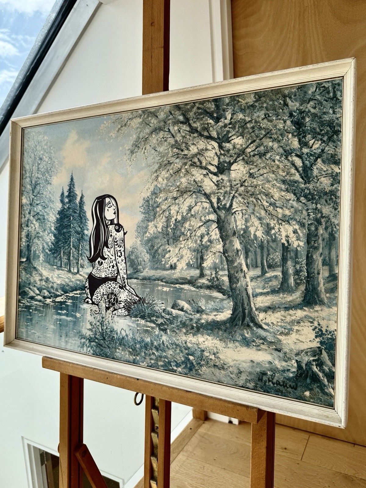 photo furniture Upcycled Art Picture By Miss Doodle 1977 "Some Peace And F*Cking Quiet"