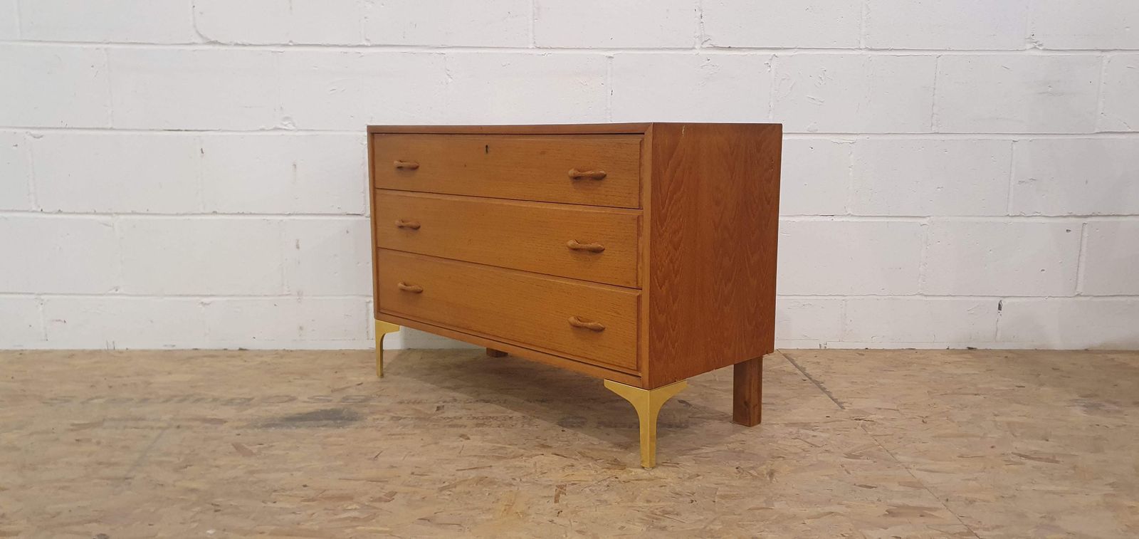 photo for sale Mid Century 3 Drawer Low Chest