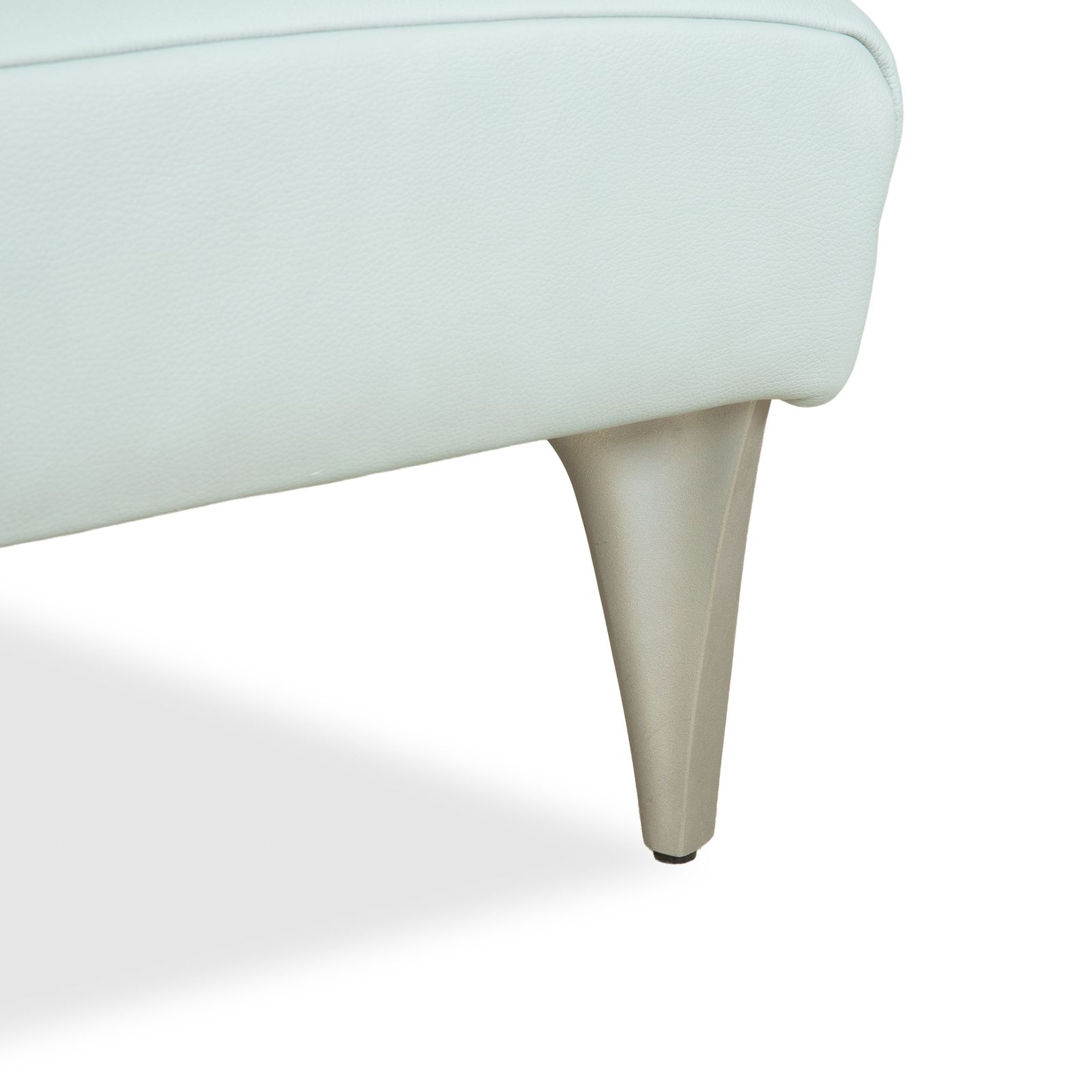 Tabouret Rolf Benz 1600 en cuir bleu clair menthe photo Mobilier