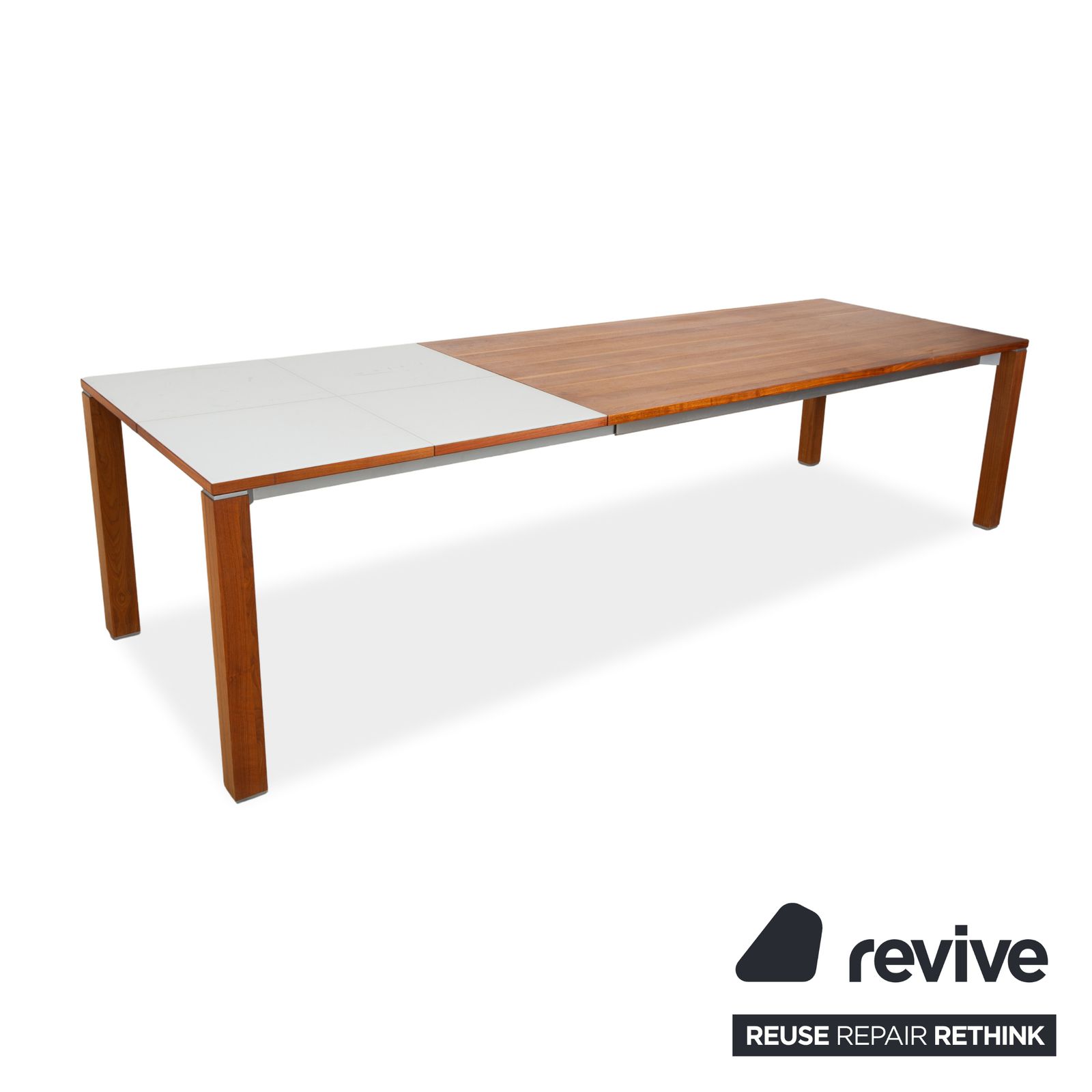 Table à manger Team 7 en bois brun extensible photo Mobilier