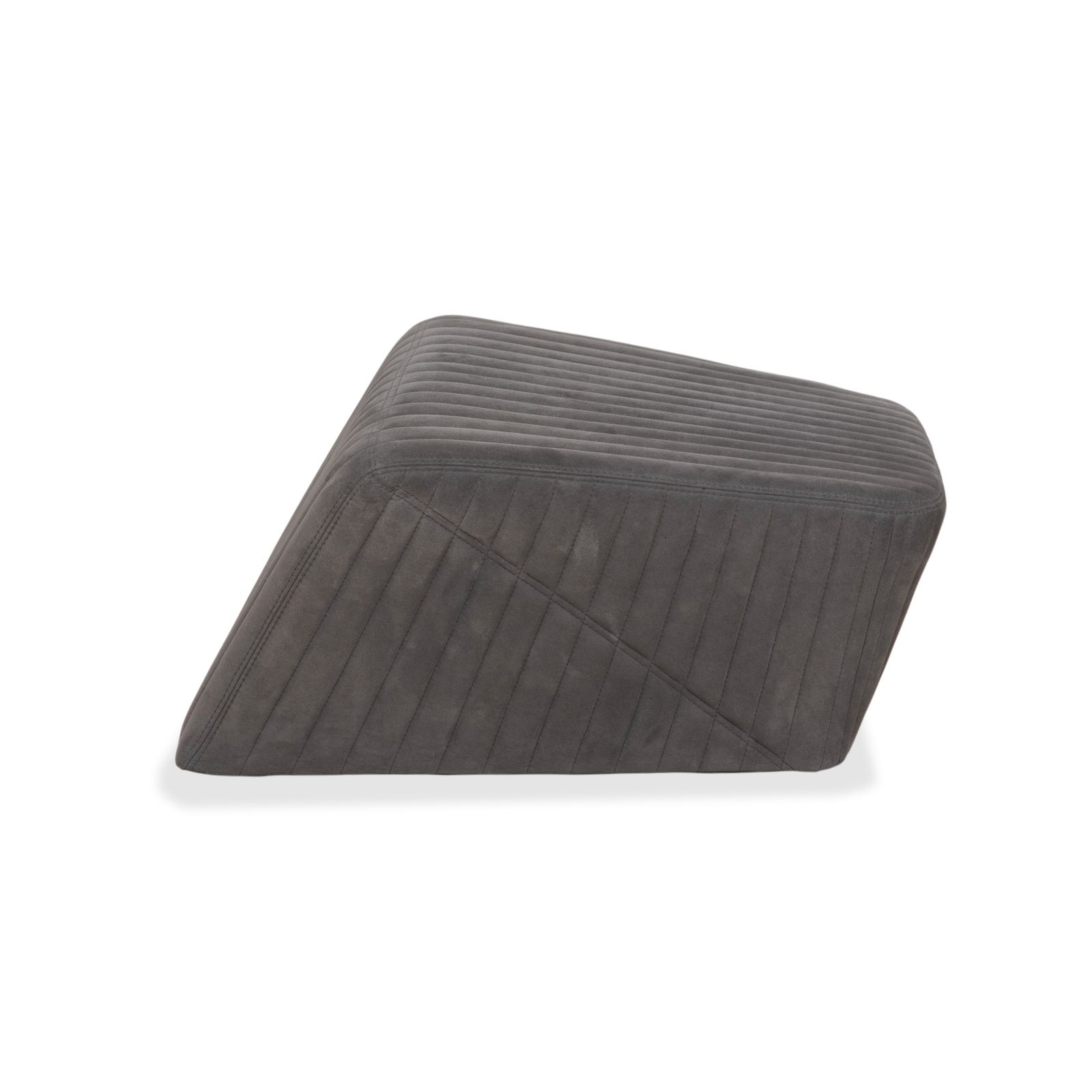 Tabouret Ligne Roset Facet en tissu gris photo vinterior