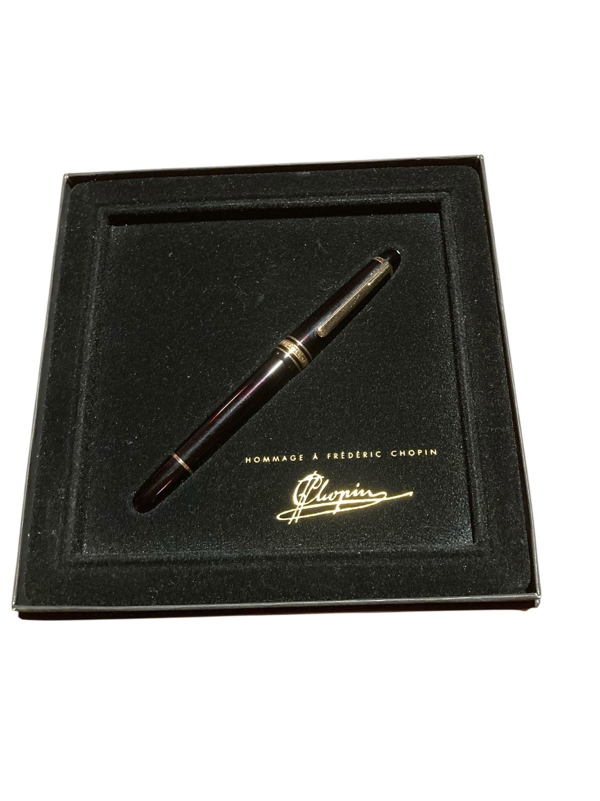photo vinterior Mont Blanc Fountain Pen And Cd Set Homage To Frederic Chopin
