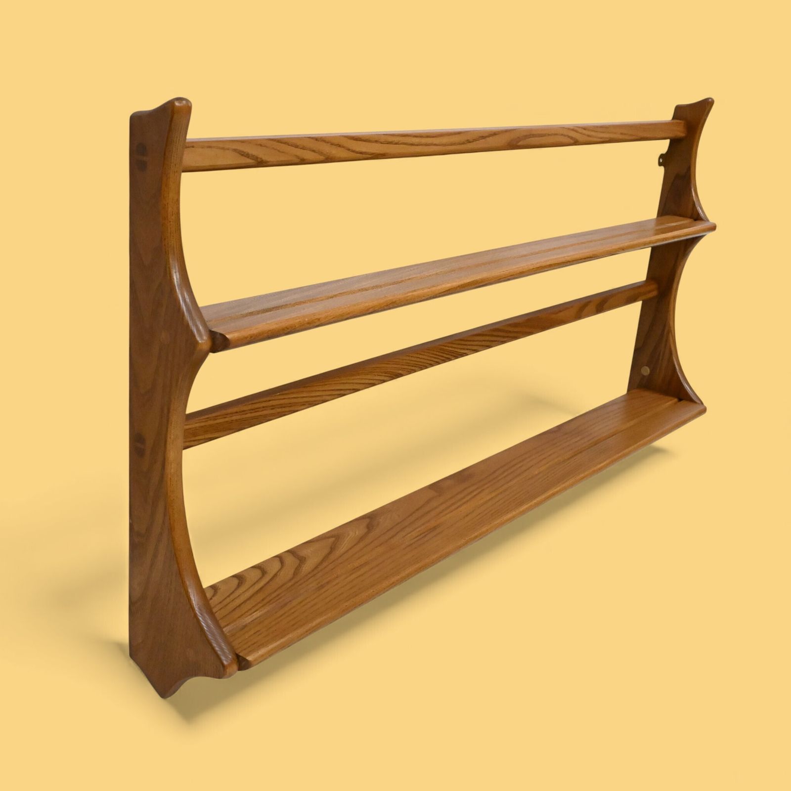 Ercol Hanging Plate Rack Model 268 Light Finish With Fixings Free* Uk Delivery