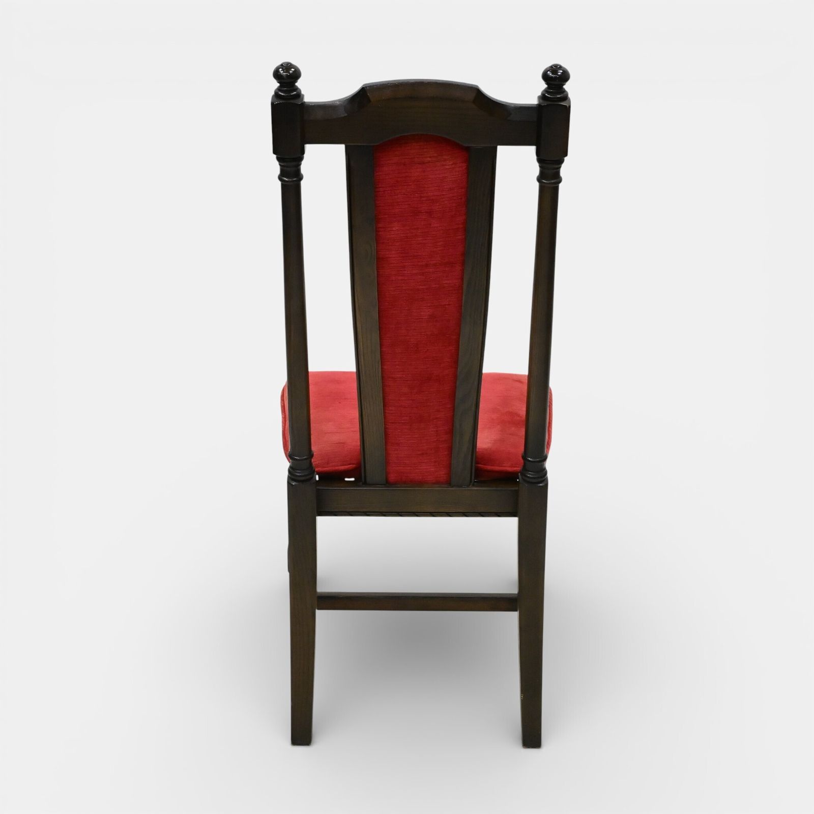 8 Ercol Hampton Dining Chairs Including 2 Carvers Red Upholstey Free Uk Delivery photo vinterior