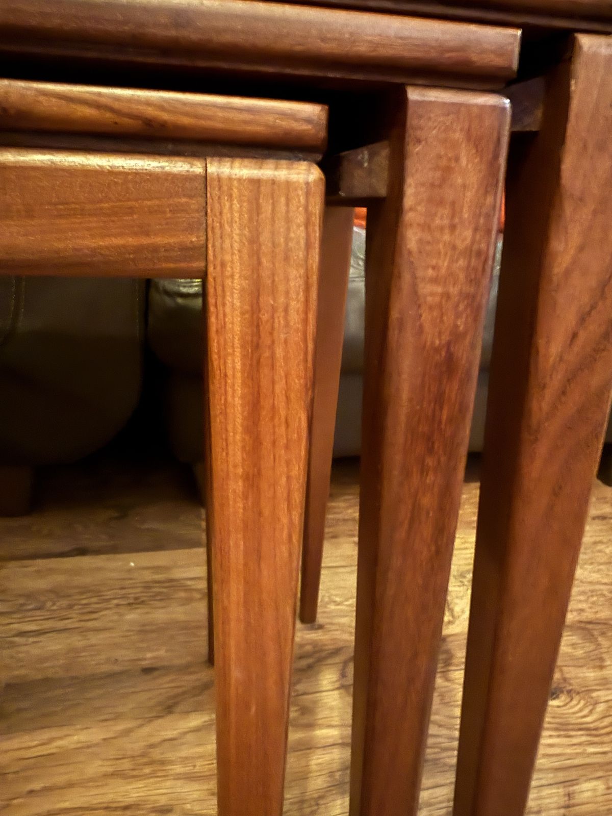 Mid Century Teak Nest Of Tables – Set Of 3 – Attributed To Richard Hornby (1960s) photo vinterior