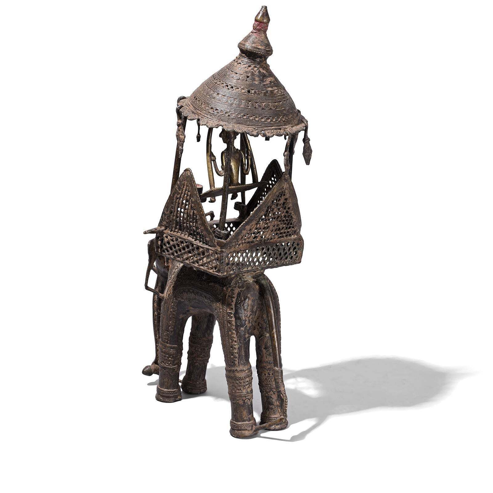 Bastar Brass Elephant From Chhattisgarh   19th Century photo for sale