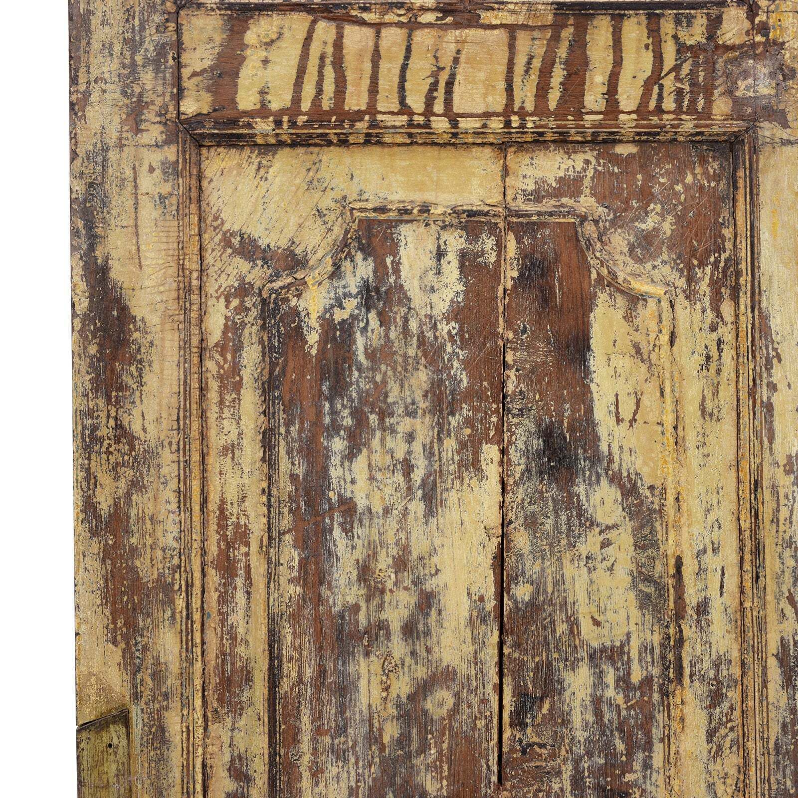 Painted Glazed Indian Doors From Gujarat   19th Century photo Home Fixtures