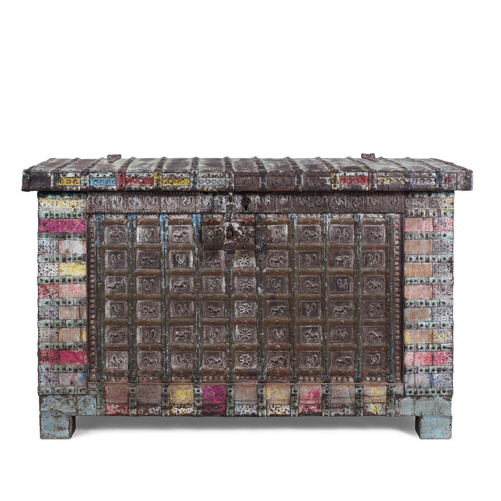 Painted Pithara Console Chest   19th Century photo for sale