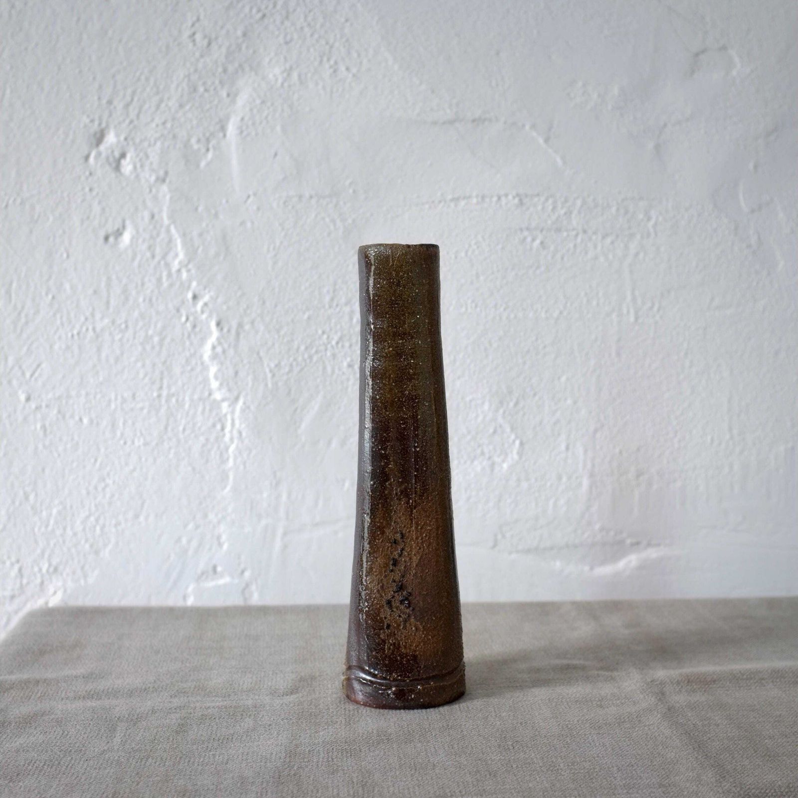 2 Wabi Sabi Stoneware Vases | Japan | 20th Century photo Home Decor