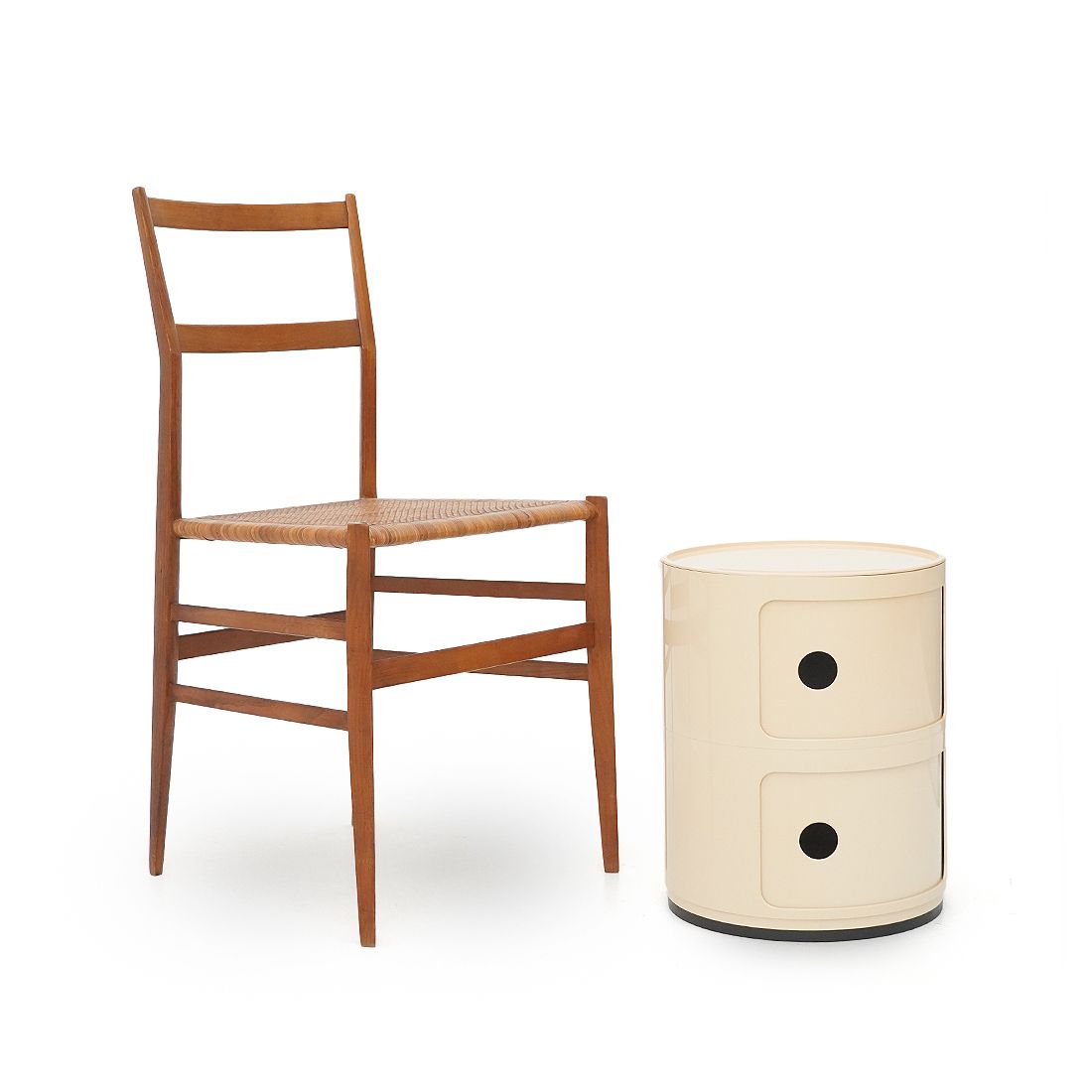 375.0 White Modular Storage Unit By Anna Castelli For Kartell, 1970s photo