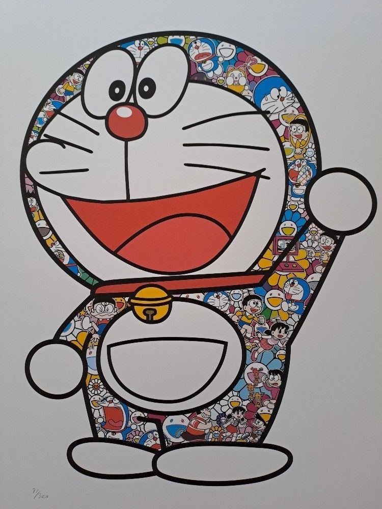 Takashi Murakami Doraemon: Here We Go! — Authenticated Edition With Certificate Of Authenticity photo for sale