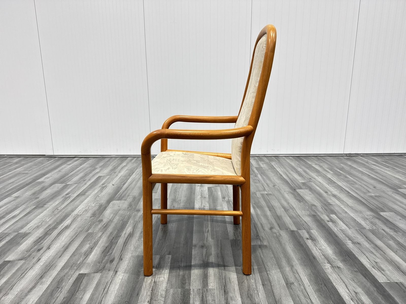 Danish Dining Chairs In Teak With Fabric Seats By Kvist, Set Of 6 photo 645.0